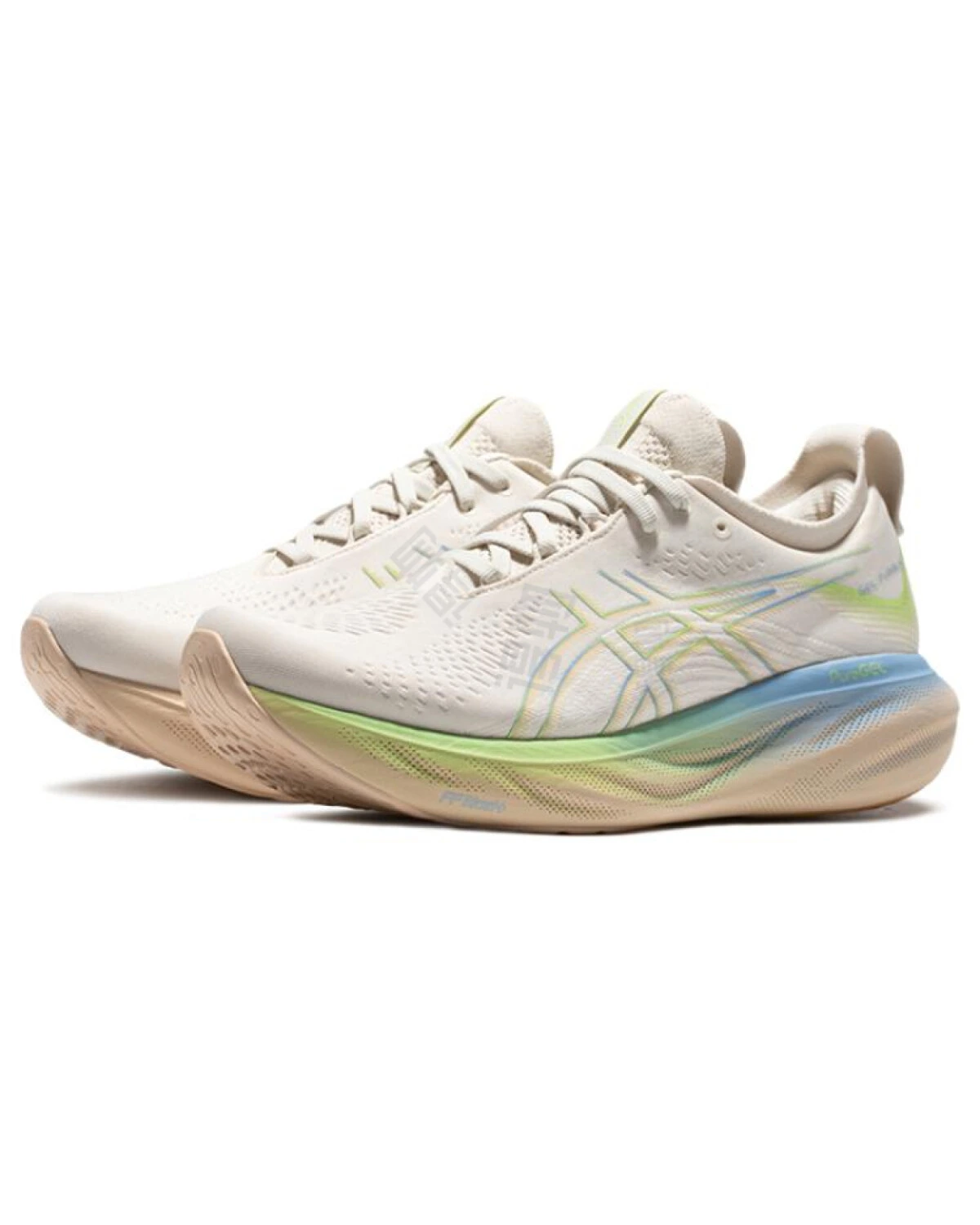 Asics GEL-Nimbus 25 мужские кроссовки для марафона бирюзовые спортивные картинка