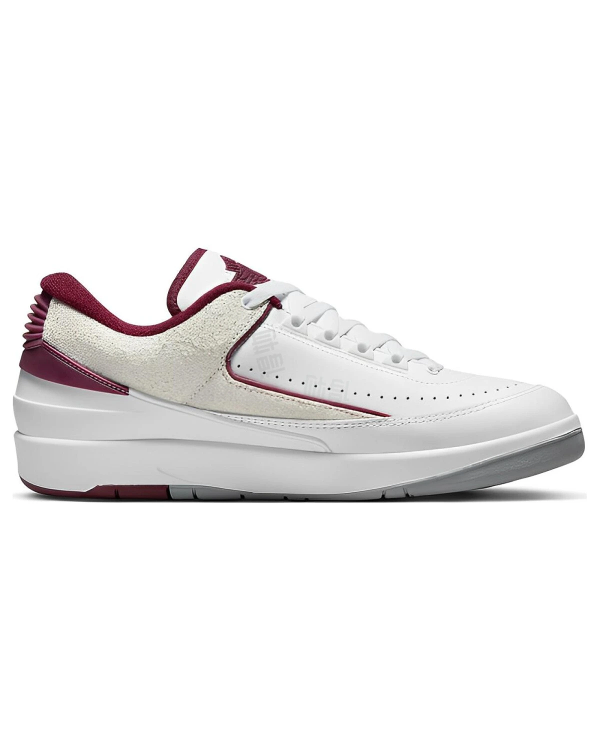 Jordan Air Jordan 2 Cherrywood мужские кроссовки из натуральной кожи белые с красным картинка