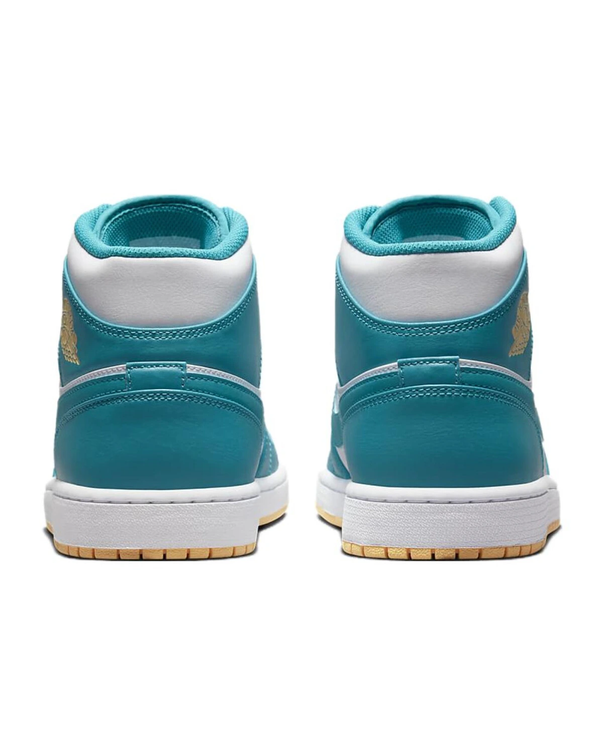 Jordan Air Jordan 1 MID унисекс кроссовки кожаные сине-белые картинка