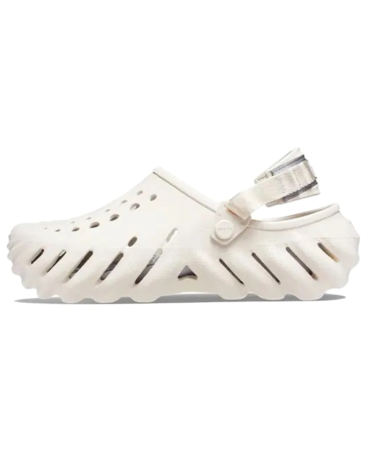 Crocs EVA Clog унисекс кроксы с толстой подошвой 2 см серого цвета картинка