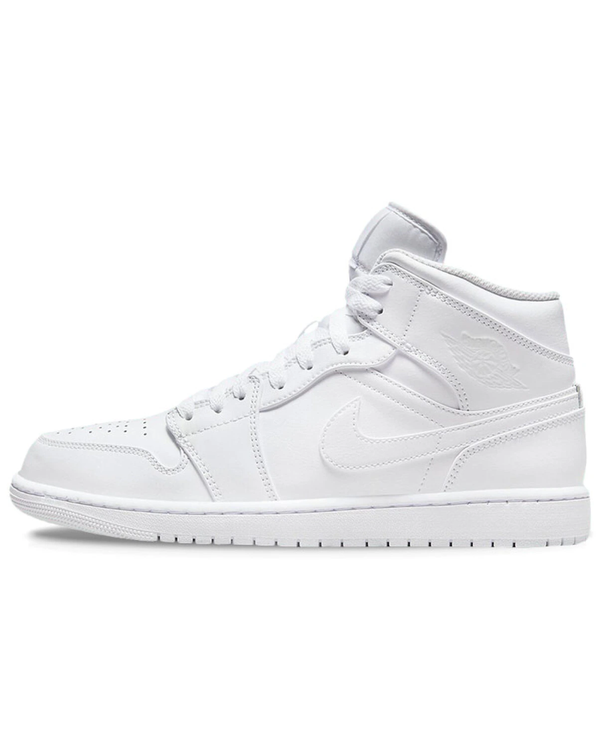 Jordan Air Jordan 1 унисекс кроссовки высокие белые из кожи картинка