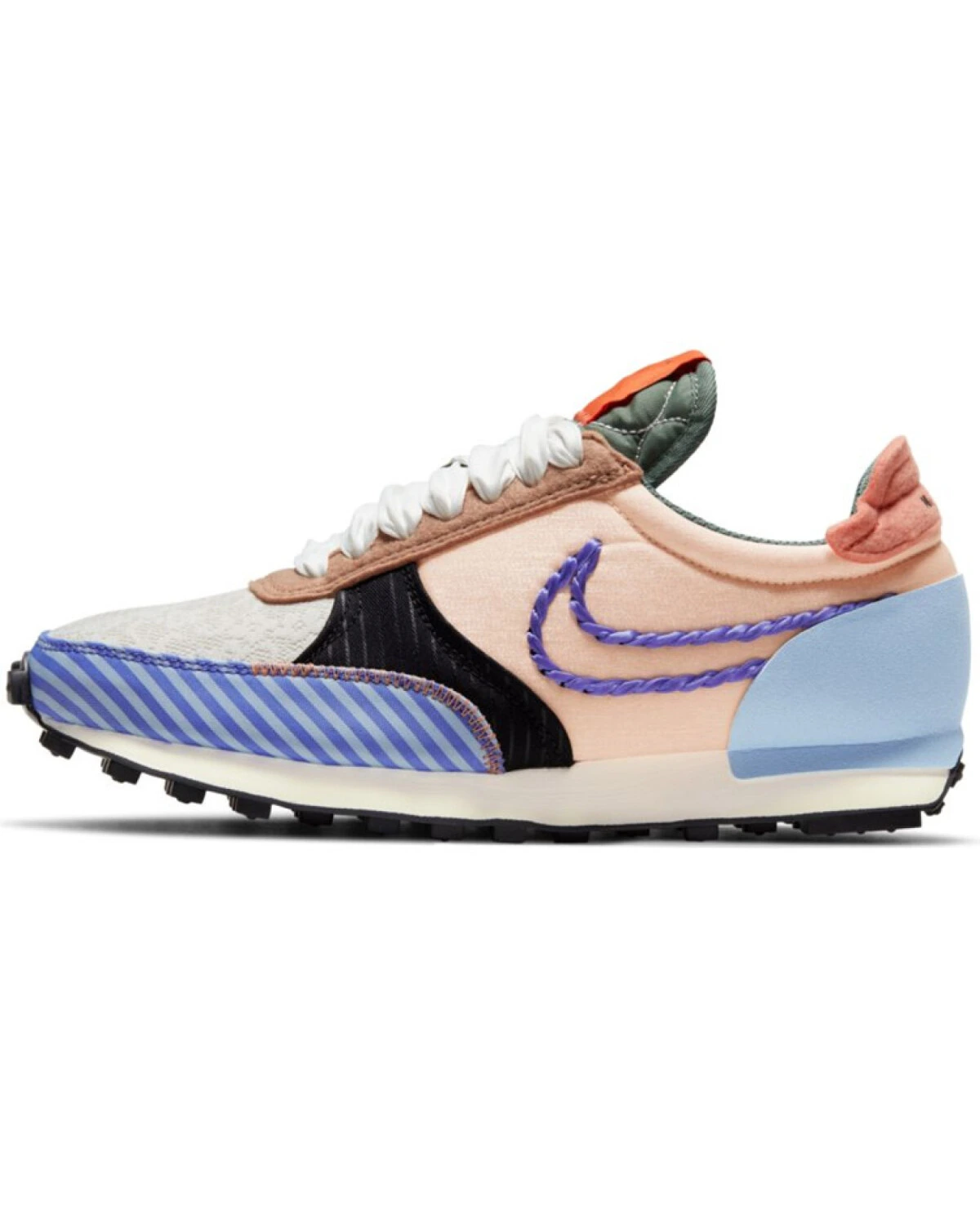 Nike Daybreak Type женские кроссовки синие с розовыми вставками картинка