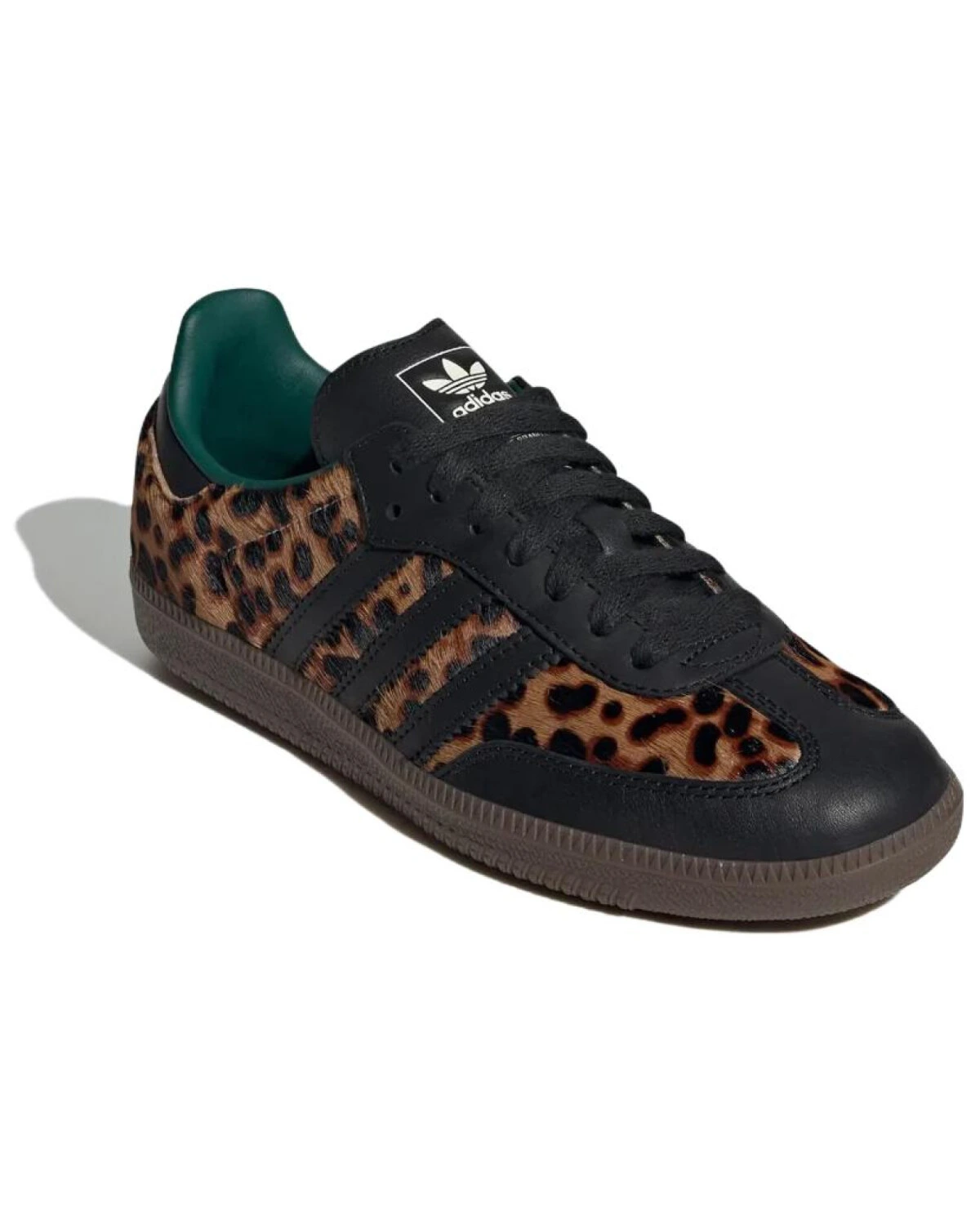 Adidas Originals SAMBA OG “Leopard Print” кроссовки износостойкие коричнево-черные картинка