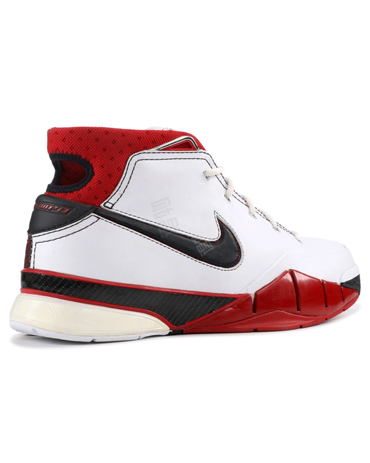 Nike Zoom Kobe 1 2006 All-Star мужские спортивные кроссовки бело-красные анти-скользящие картинка