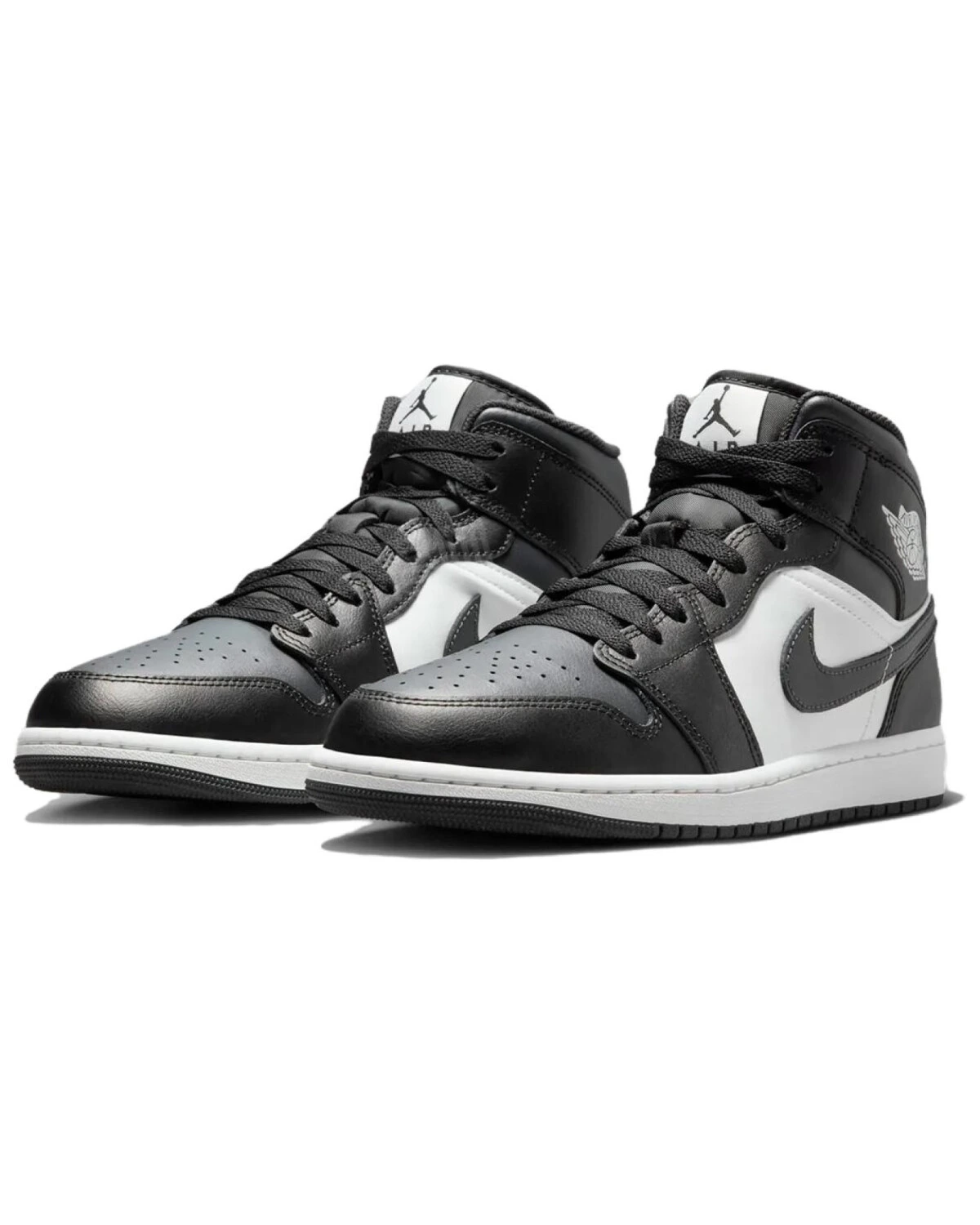Jordan Air Jordan 1 Mid “Off Noir Toe” унисекс кроссовки черно-белые картинка