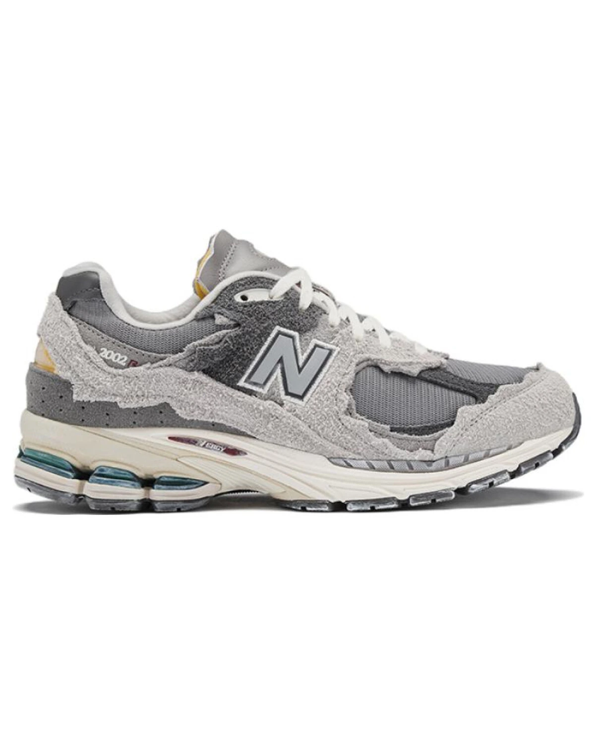 New Balance NB 2002R унисекс кроссовки серые из замши и ткани картинка