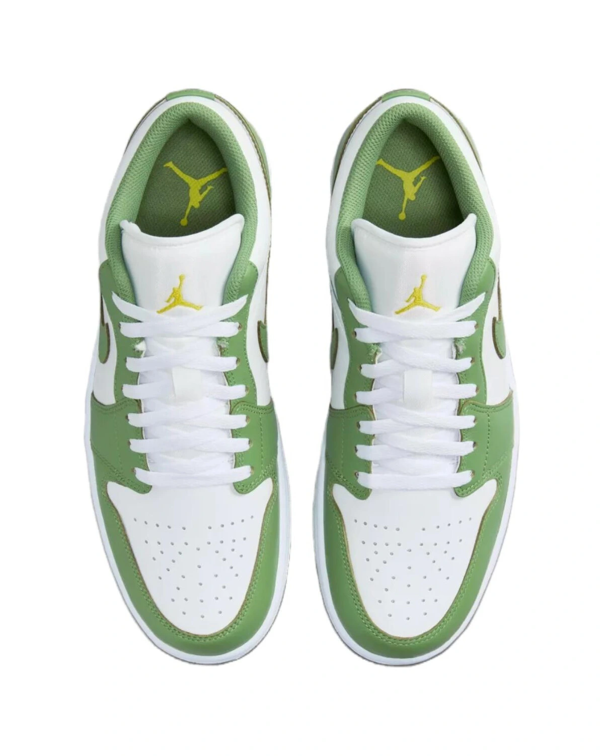 Jordan Air Jordan 1 унисекс кроссовки кожаные зелёные картинка