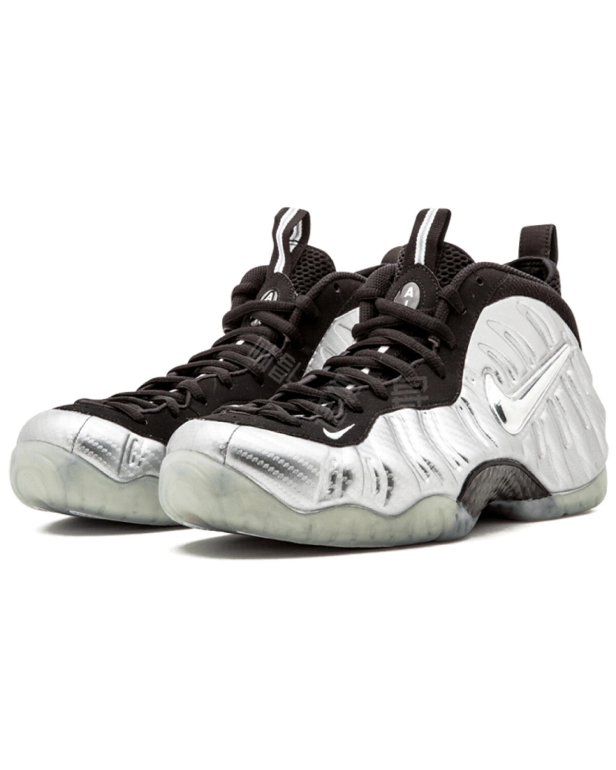 Nike Foamposite Pro Silver Surfer мужские спортивные кроссовки для баскетбола картинка
