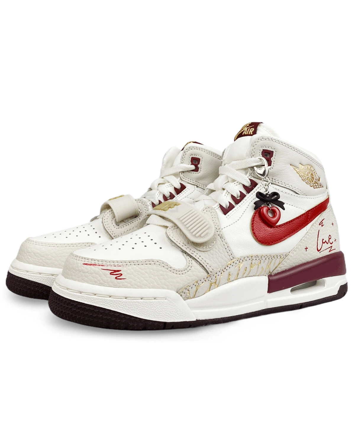 Jordan Legacy 312 CNY унисекс спортивные кроссовки высокие белые картинка
