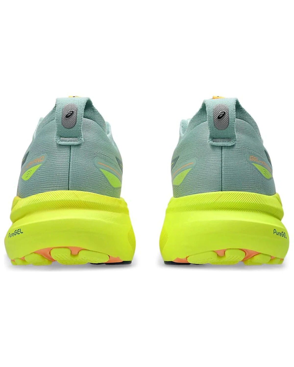 Asics Gel-Kayano 31 женские кроссовки для бега стабильные зелёно-жёлтые картинка