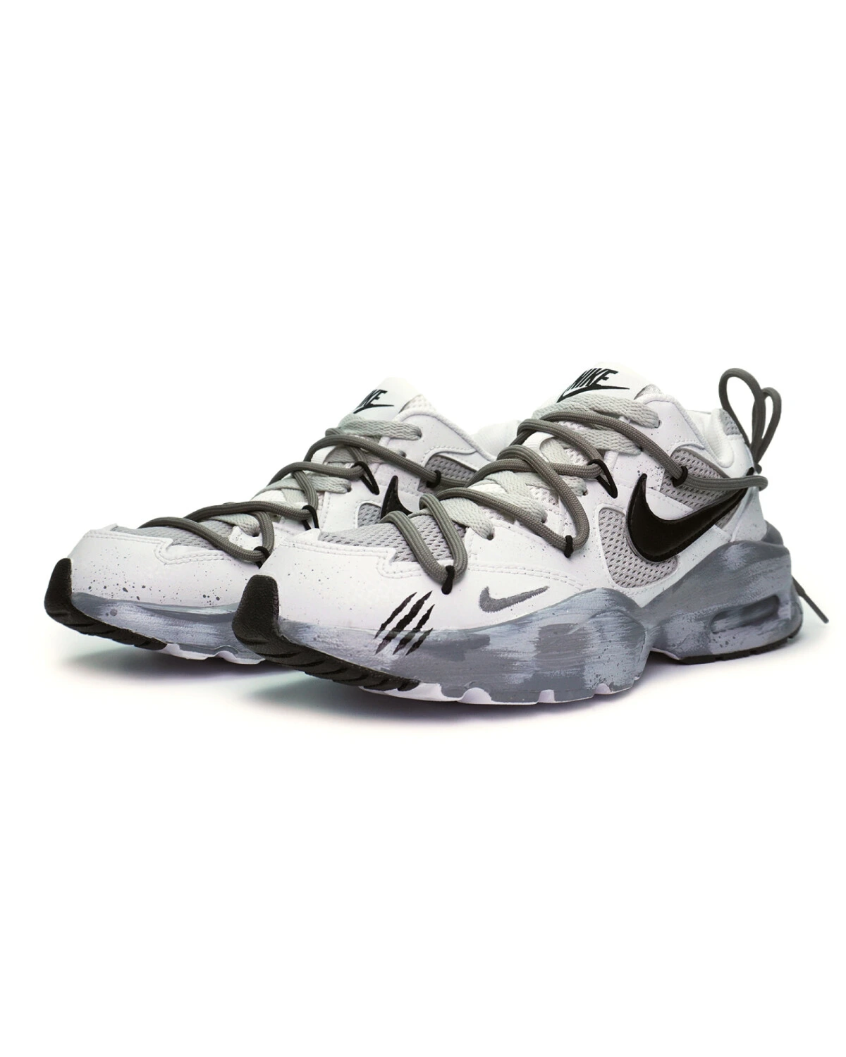 Nike Air Max Fusion женские кроссовки серые с реверсивной подошвой картинка