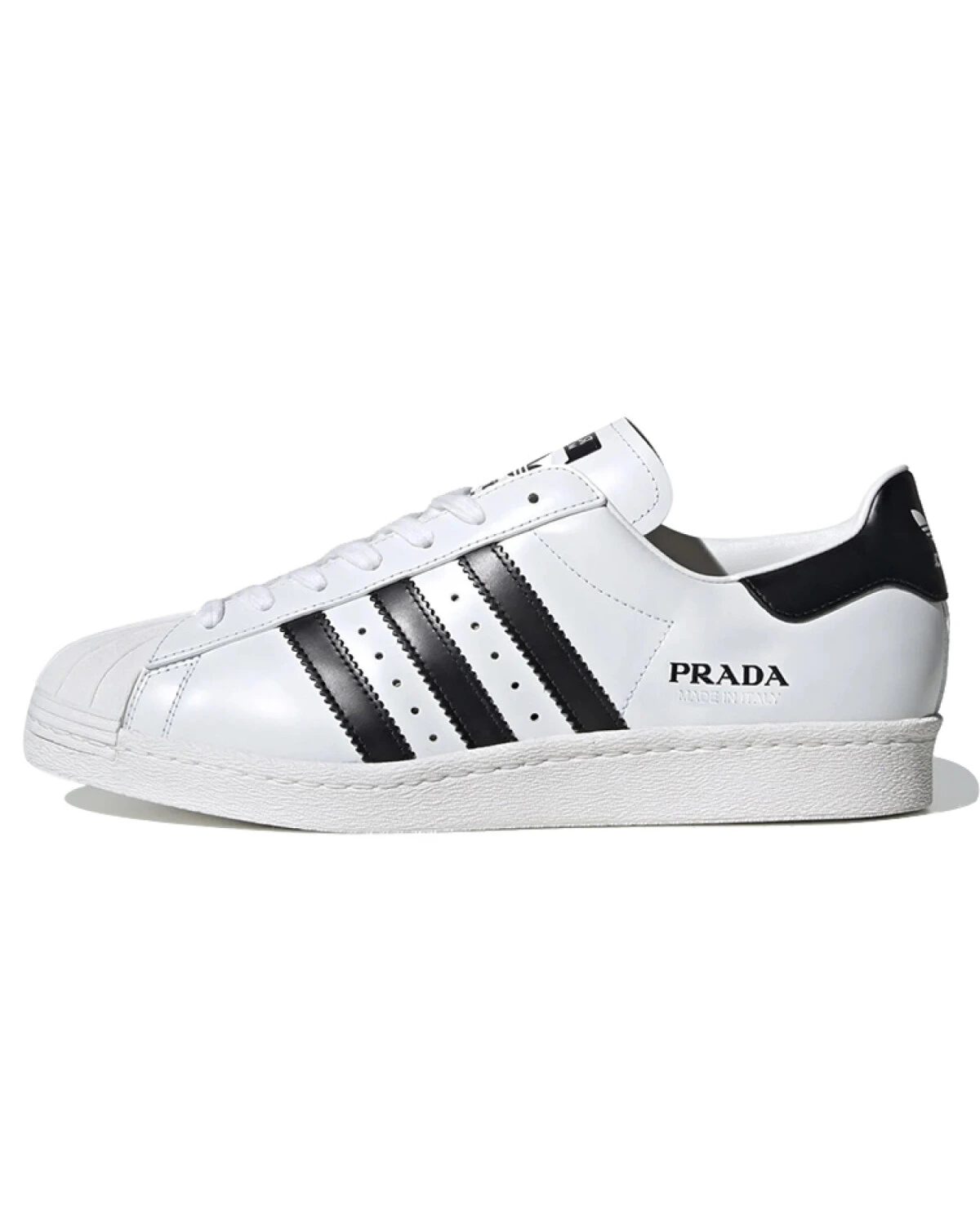 Prada x Adidas Originals Superstar Unisex кеды бело-черные картинка