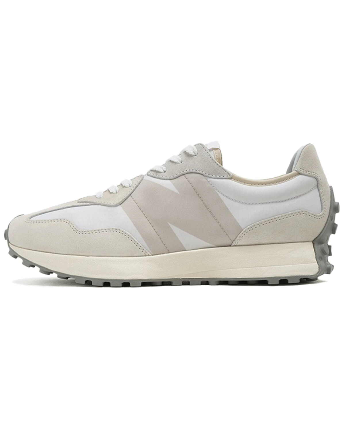 New Balance 327 мужские и женские кроссовки повседневные серо-белые картинка