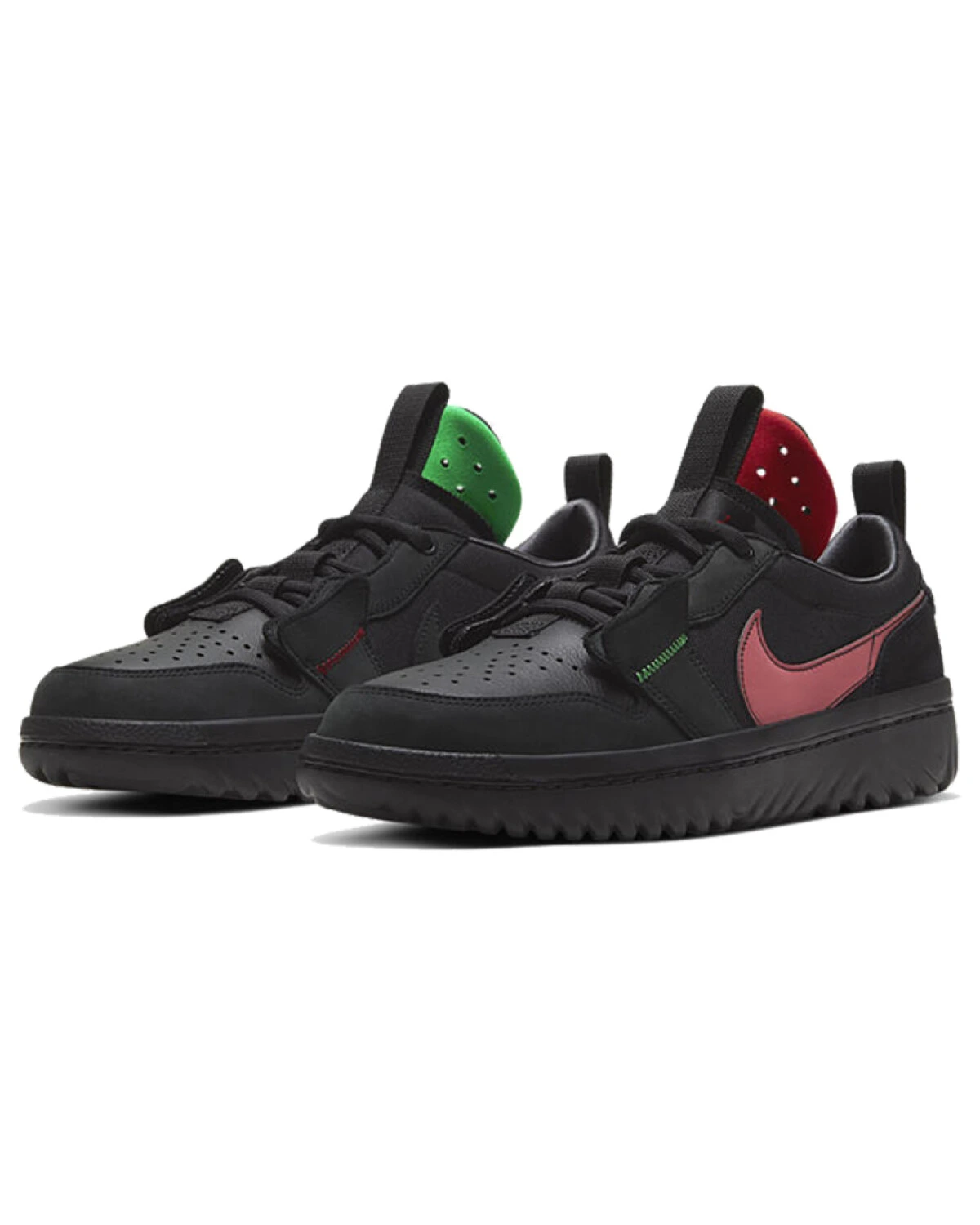 Jordan Air Jordan 1 Low React Fearless мужские кроссовки черно-красные картинка