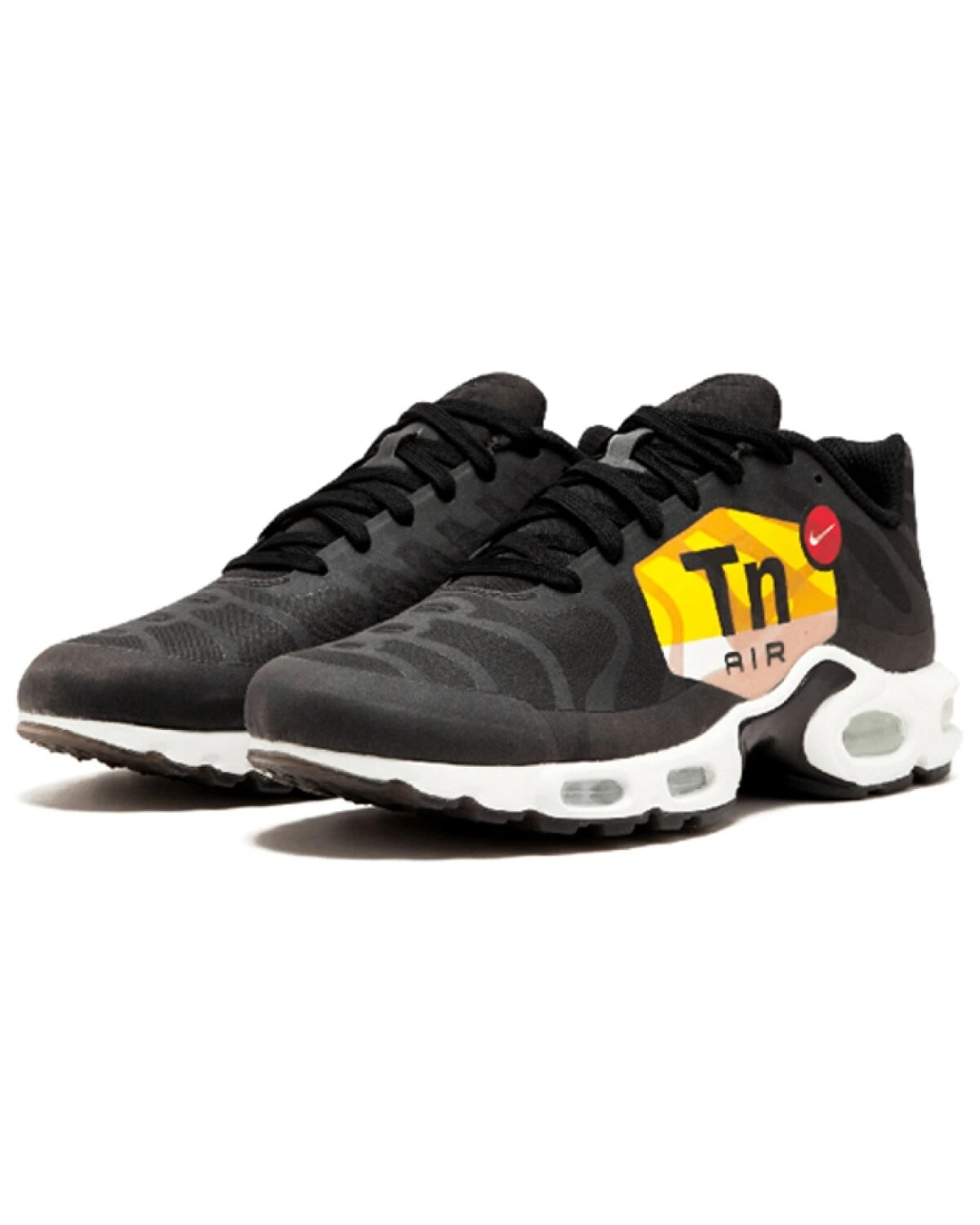 Nike Air Max Plus кроссовки чёрные с амортизацией Air Max картинка