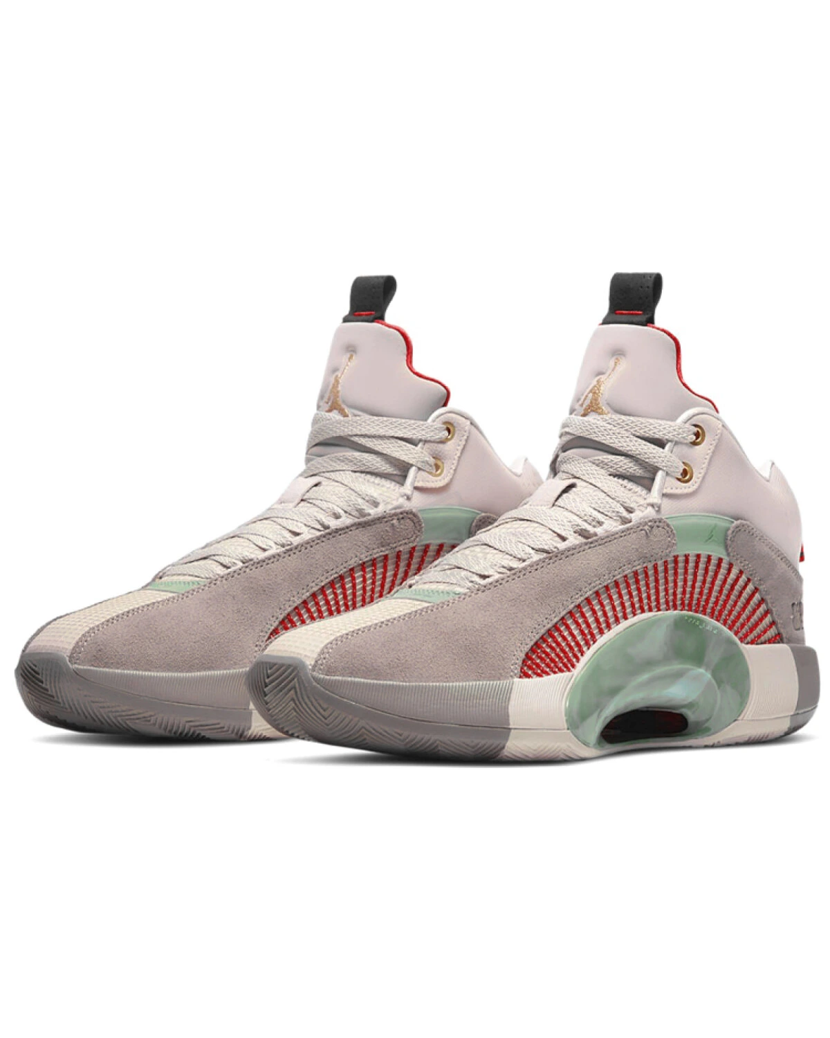 Jordan Air Jordan 35 SP 'Jade Warrior' unisex баскетбольные кроссовки коричневые картинка