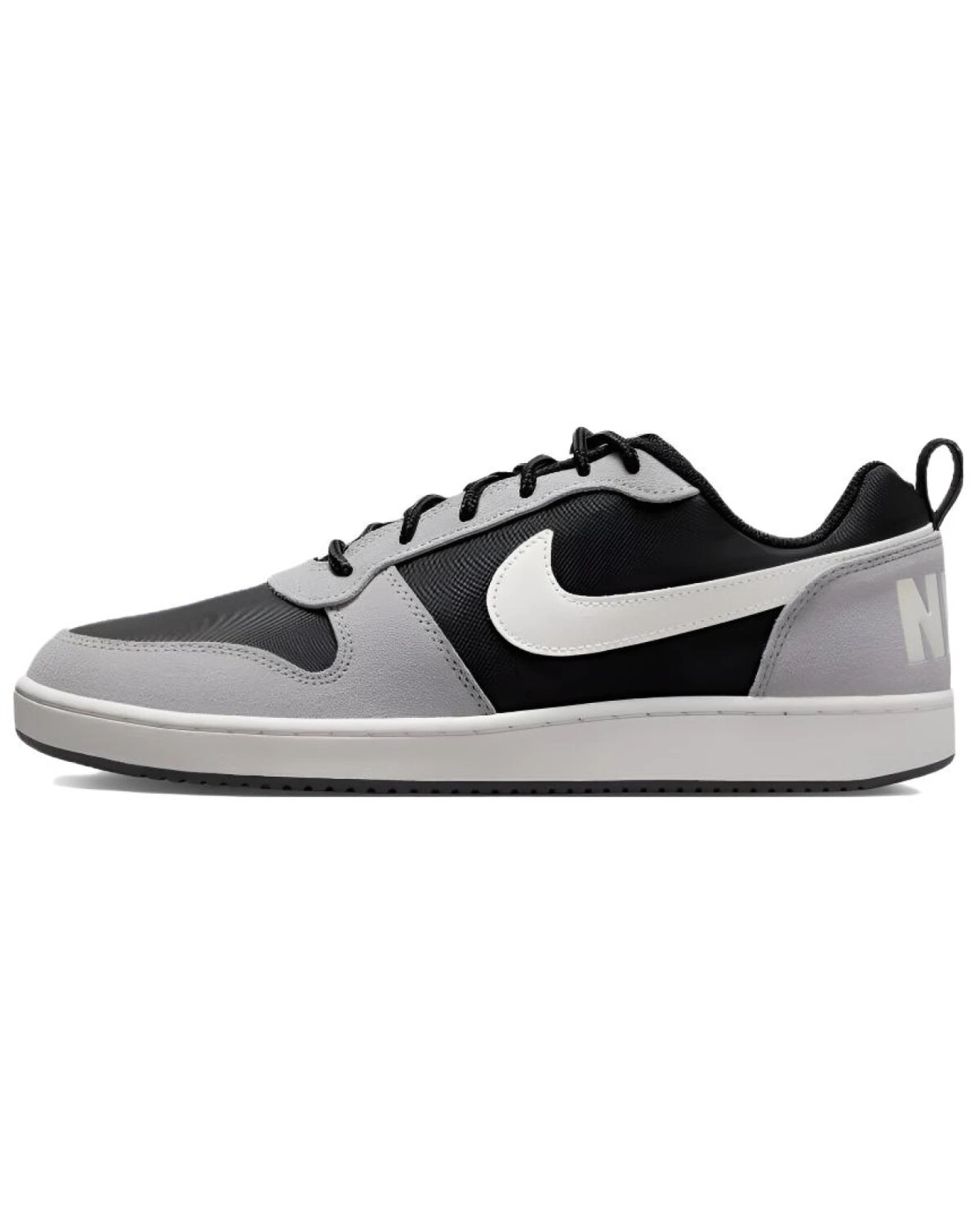 Nike Court Borough LOW мужские кроссовки черные с золотым принтом картинка