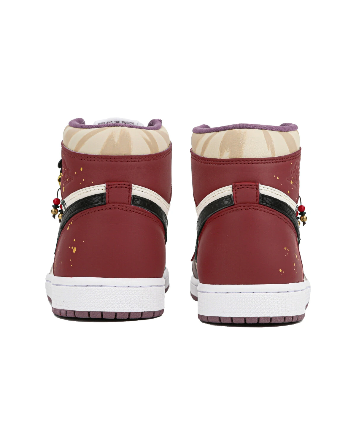 Jordan Air Jordan 1 High OG мужские спортивные кроссовки высокие чёрно-красные картинка