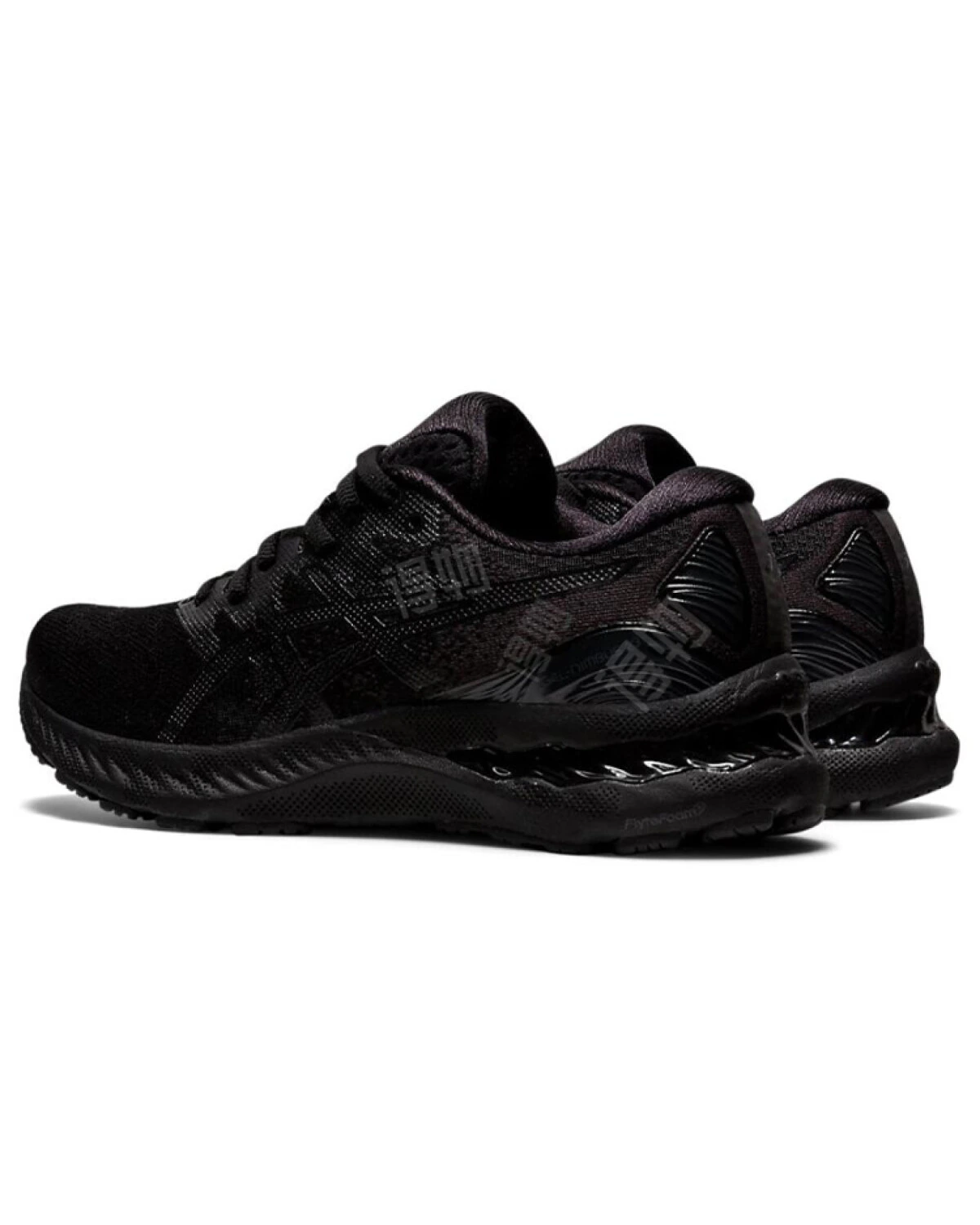 Asics GEL-Nimbus 23 женские спортивные кроссовки с амортизацией черные картинка