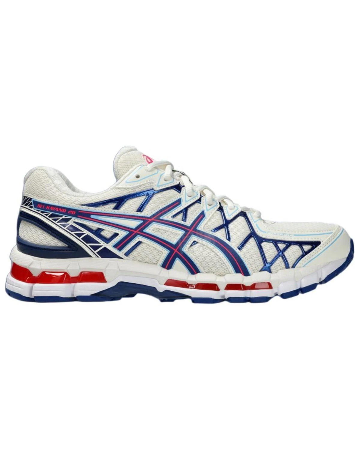 Asics Gel-Kayano20 Cream Blue унисекс белые дышащие кроссовки для бега картинка