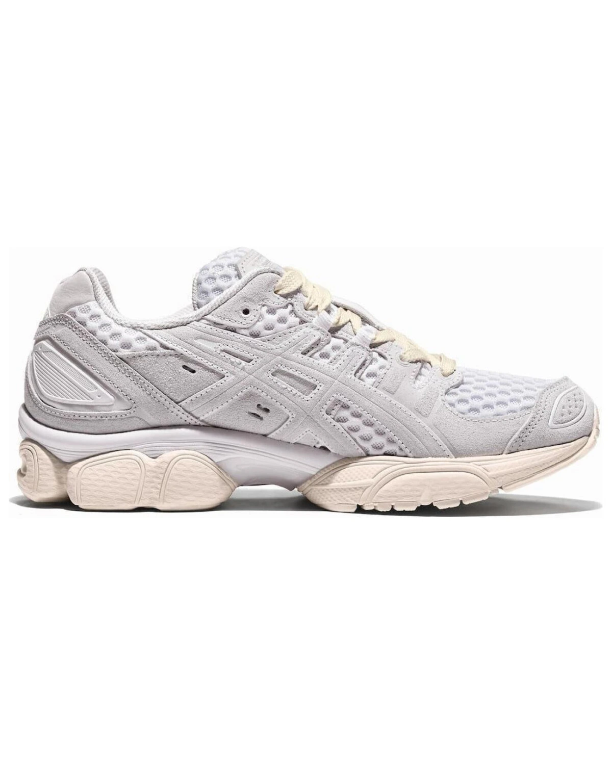 Asics GEL-Nimbus 9 унисекс кроссовки кожаные серые картинка