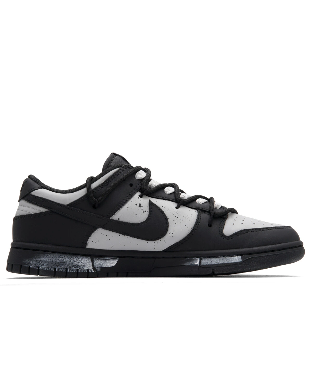 Nike Dunk женские кроссовки черно-серые уличные картинка