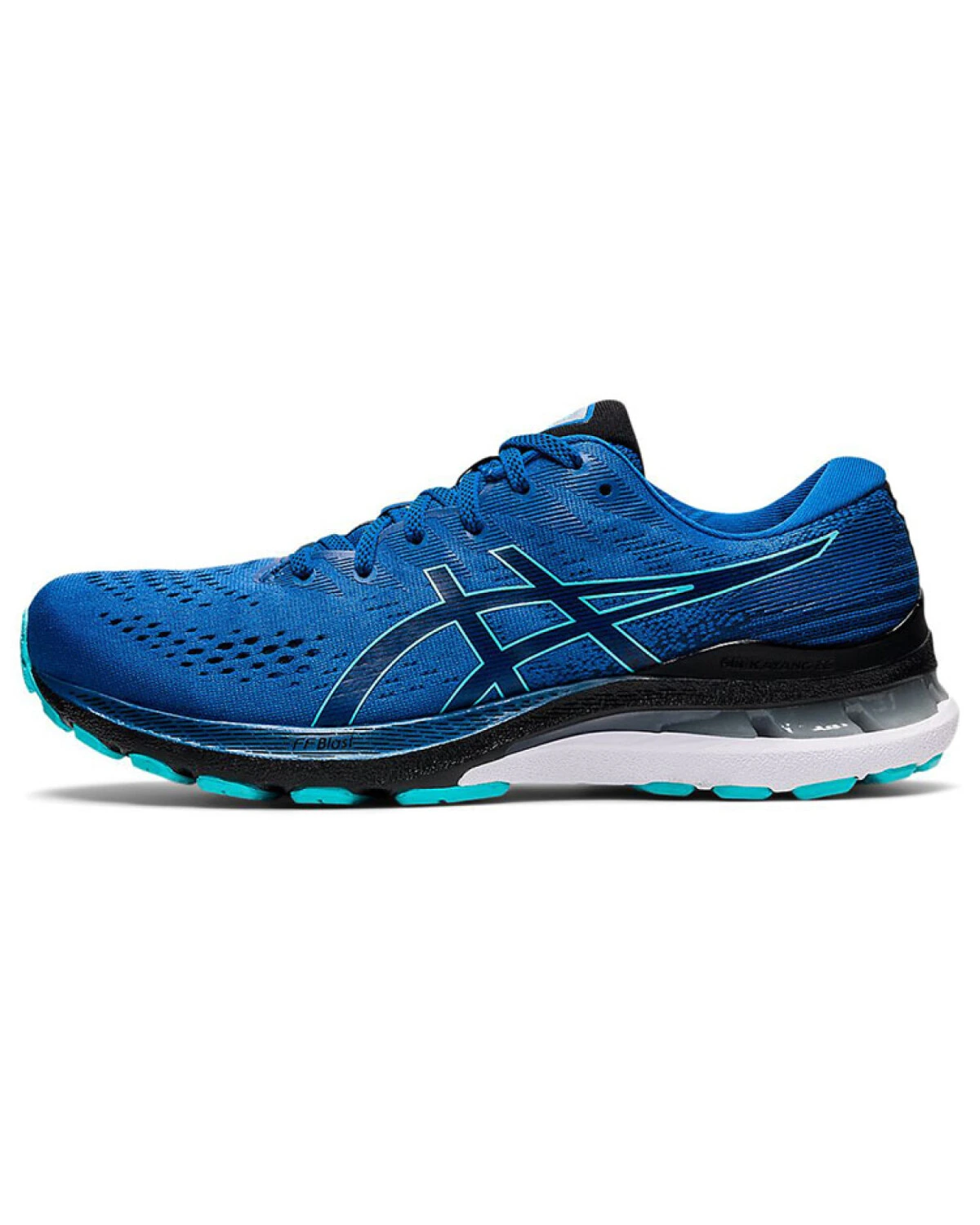 Asics Gel-Kayano 28 мужские кроссовки для бега сине-чёрные картинка