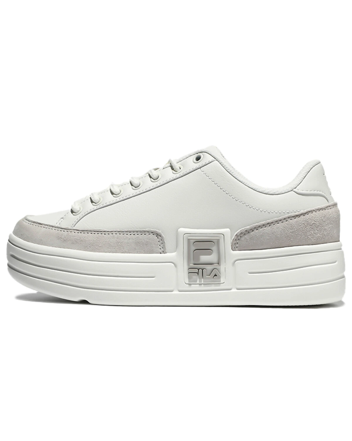 FILA Funky Tennis унисекс кроссовки с толстой подошвой белые картинка