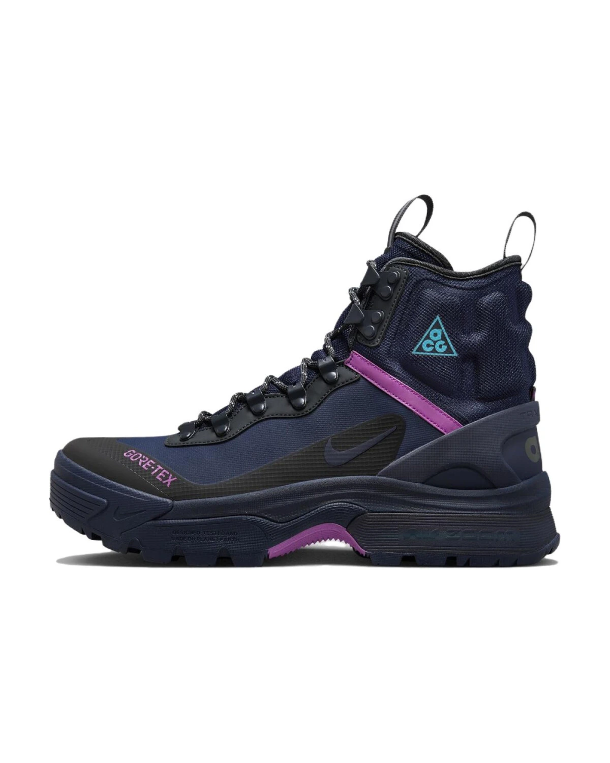 Nike ACG Air Zoom Gaiadome унисекс высокие кроссовки темно-синие картинка