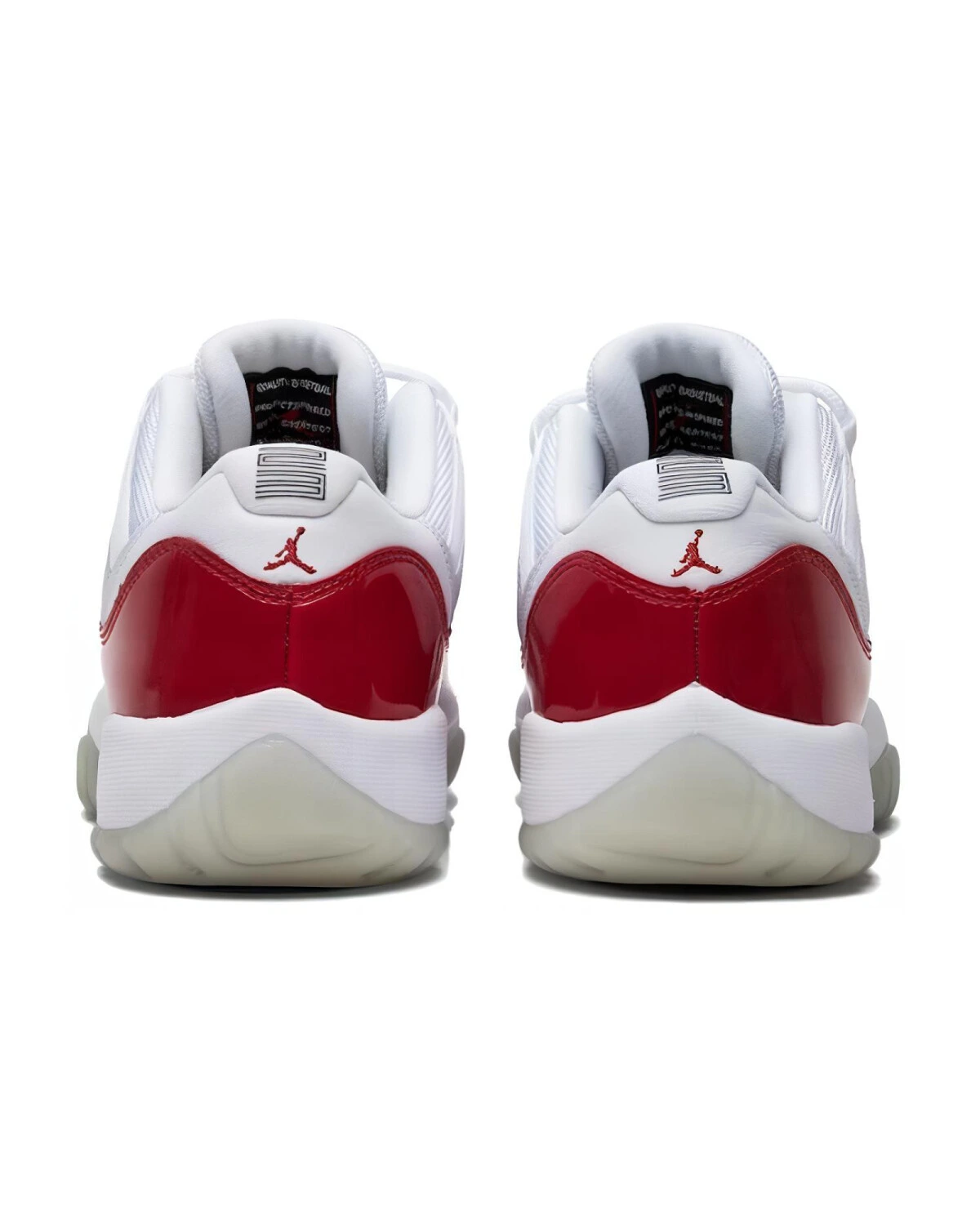 Jordan Air Jordan 11 Retro Low Cherry женские кроссовки бело-красные с амортизацией картинка