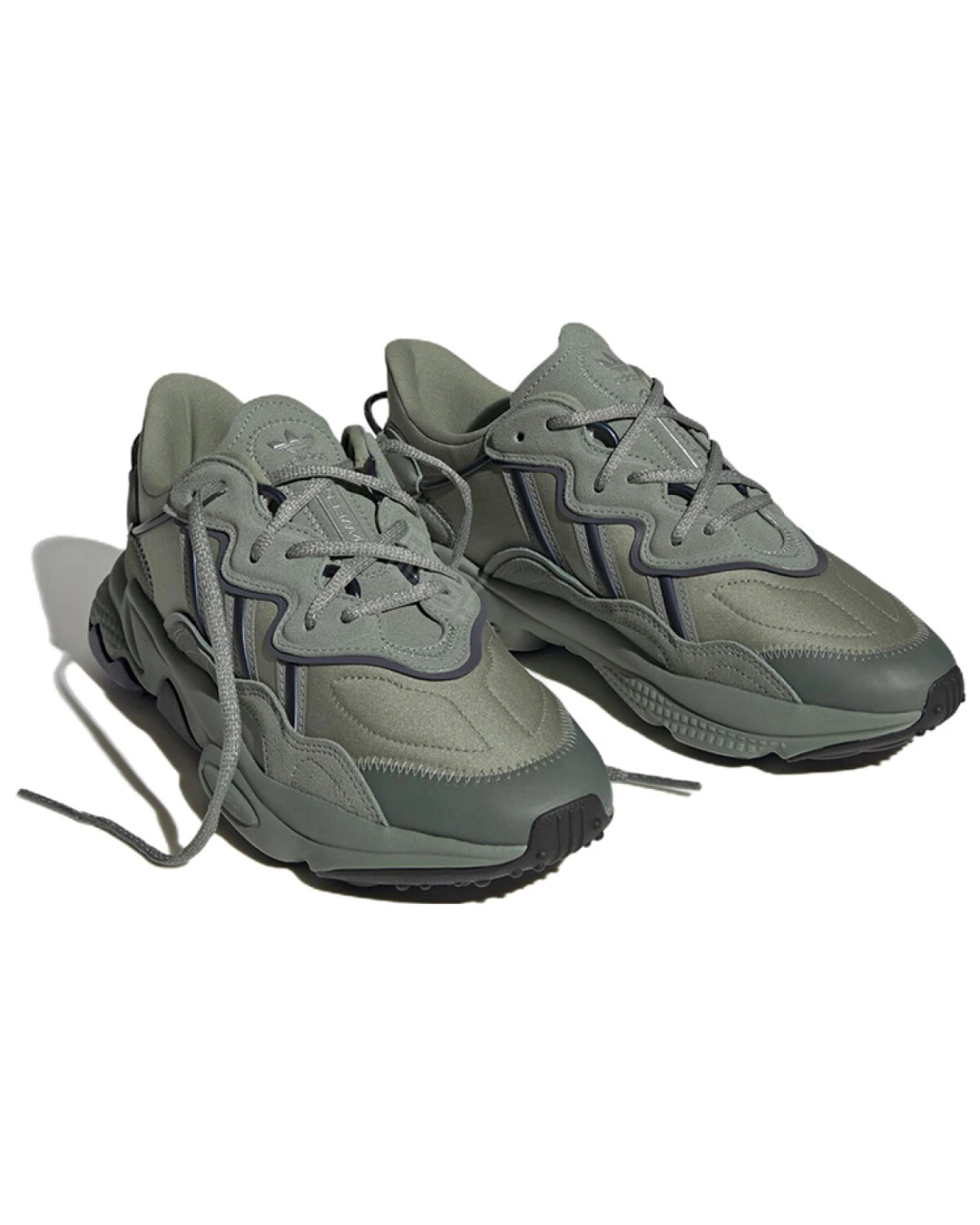 Adidas Originals Ozweego унисекс повседневные кроссовки текстиль и кожа картинка