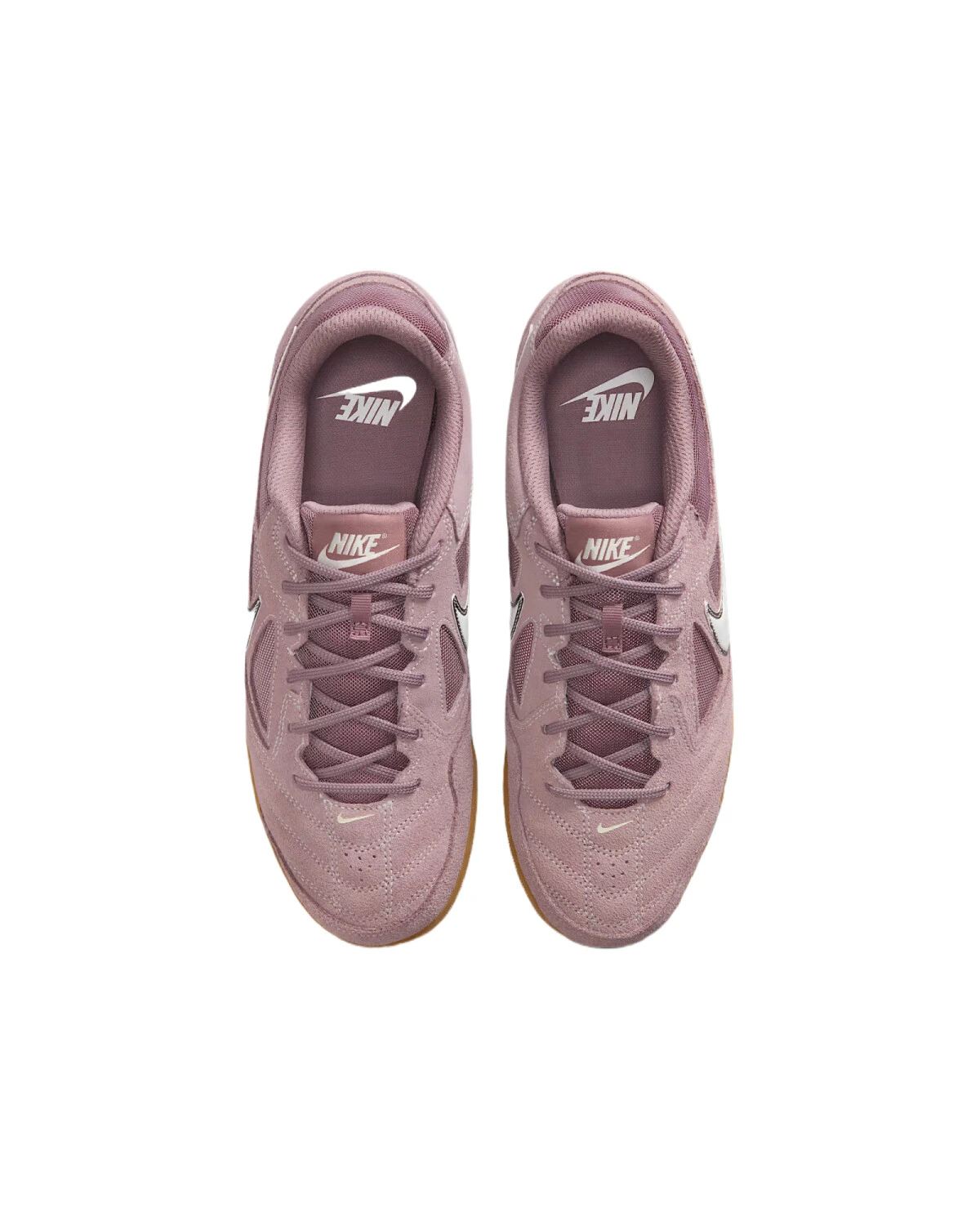 Nike Gato мужские кроссовки фиолетовые с белым логотипом замшевые картинка