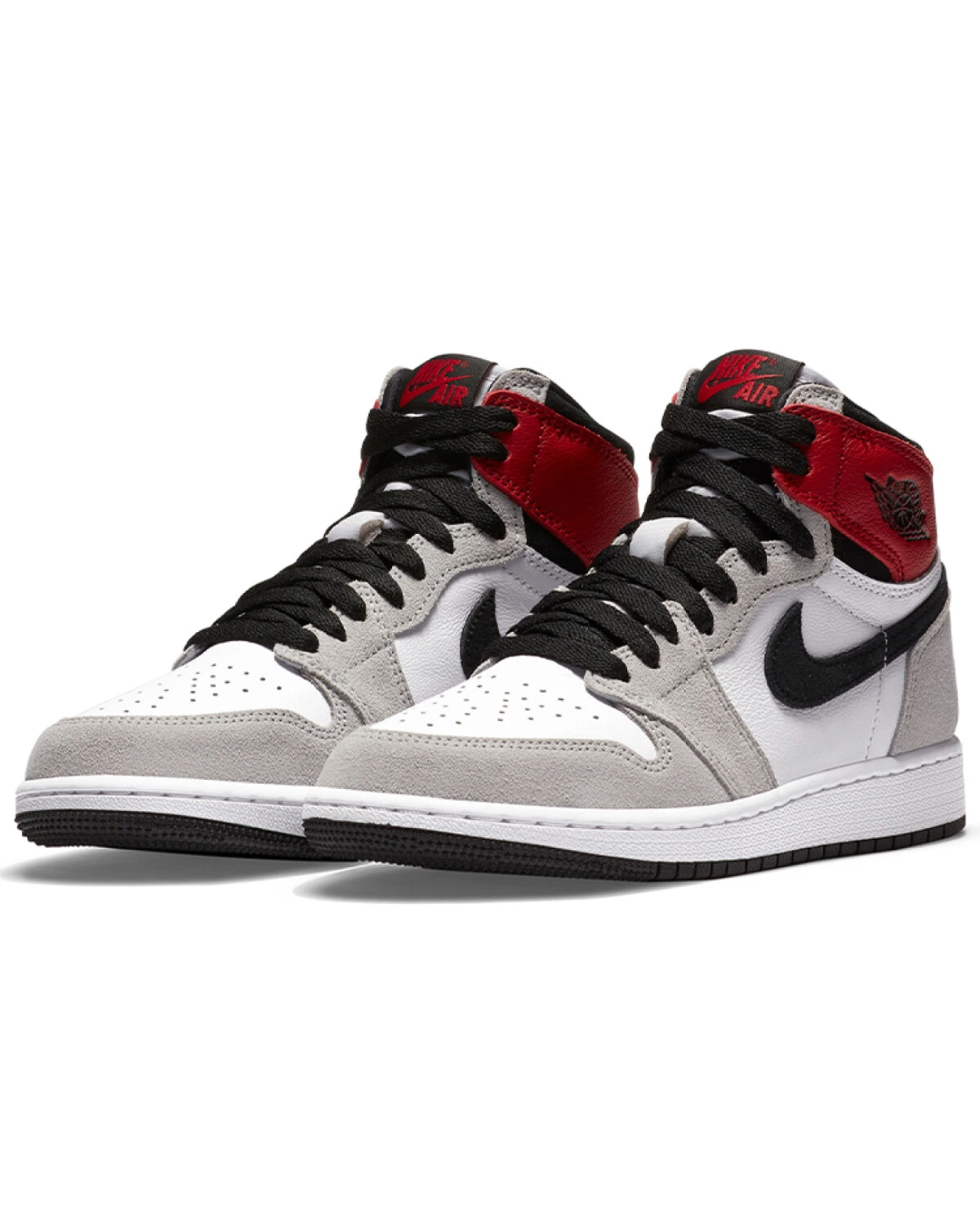 Jordan Air Jordan 1 High OG Smoke Grey детские кроссовки высокие кожаные серые картинка