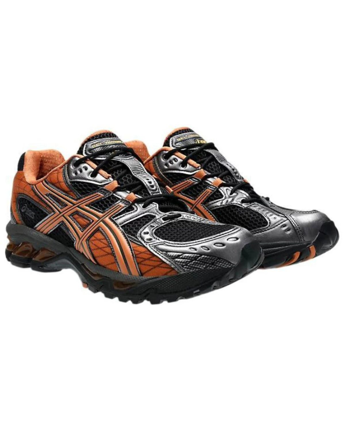 Asics GEL-Nimbus 10.1 унисекс кроссовки для бега с технологией GEL чёрно-оранжевые картинка