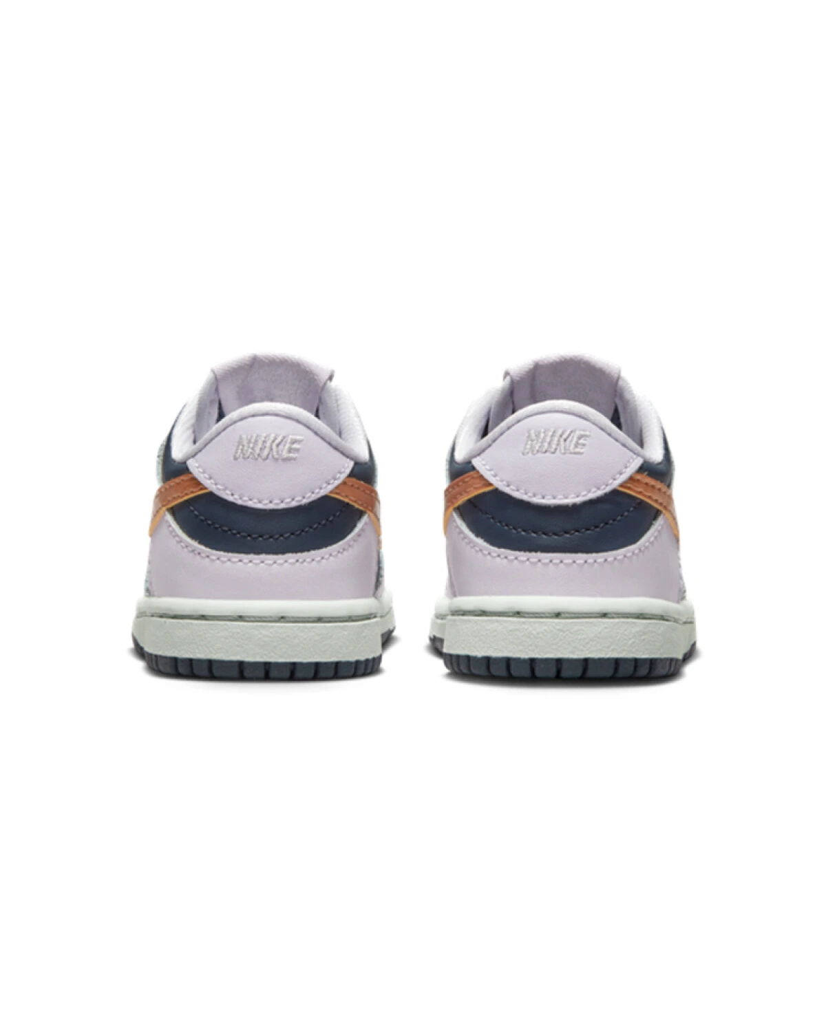 Nike Dunk детские кроссовки фиолетово-синие с антискользящей подошвой картинка