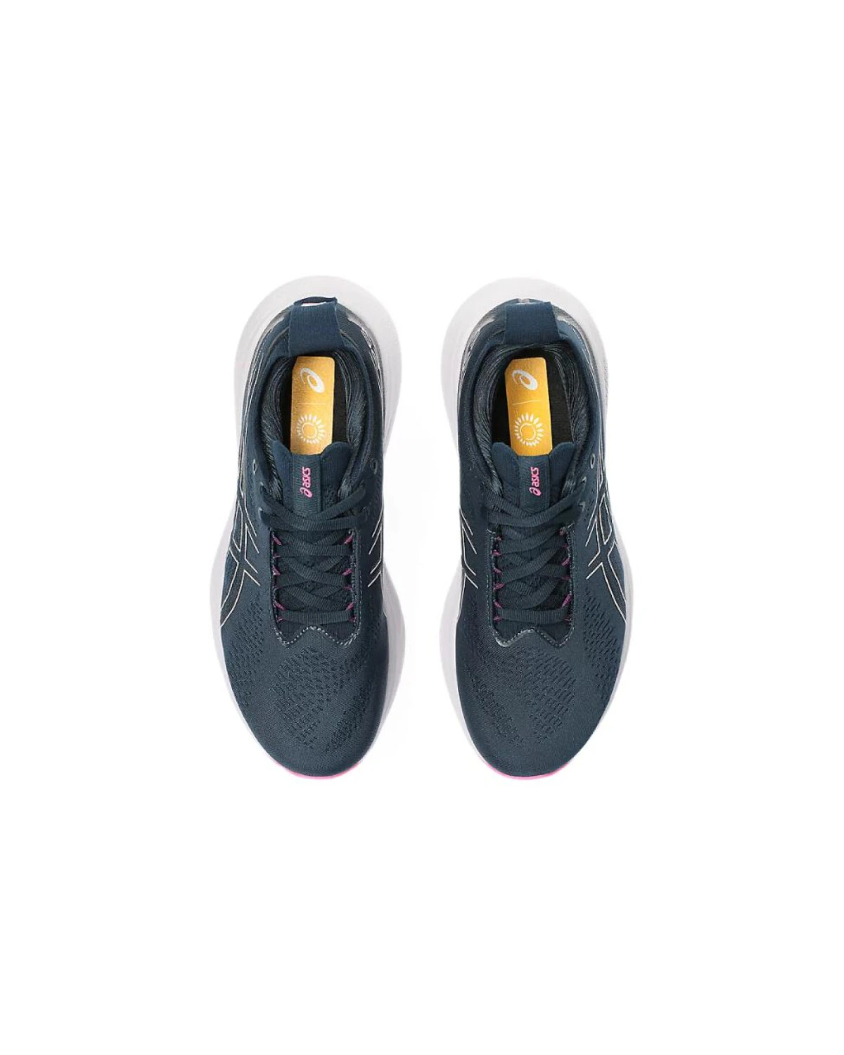 Asics GEL-Nimbus 25 женские спортивные кроссовки для бега черно-розовые картинка