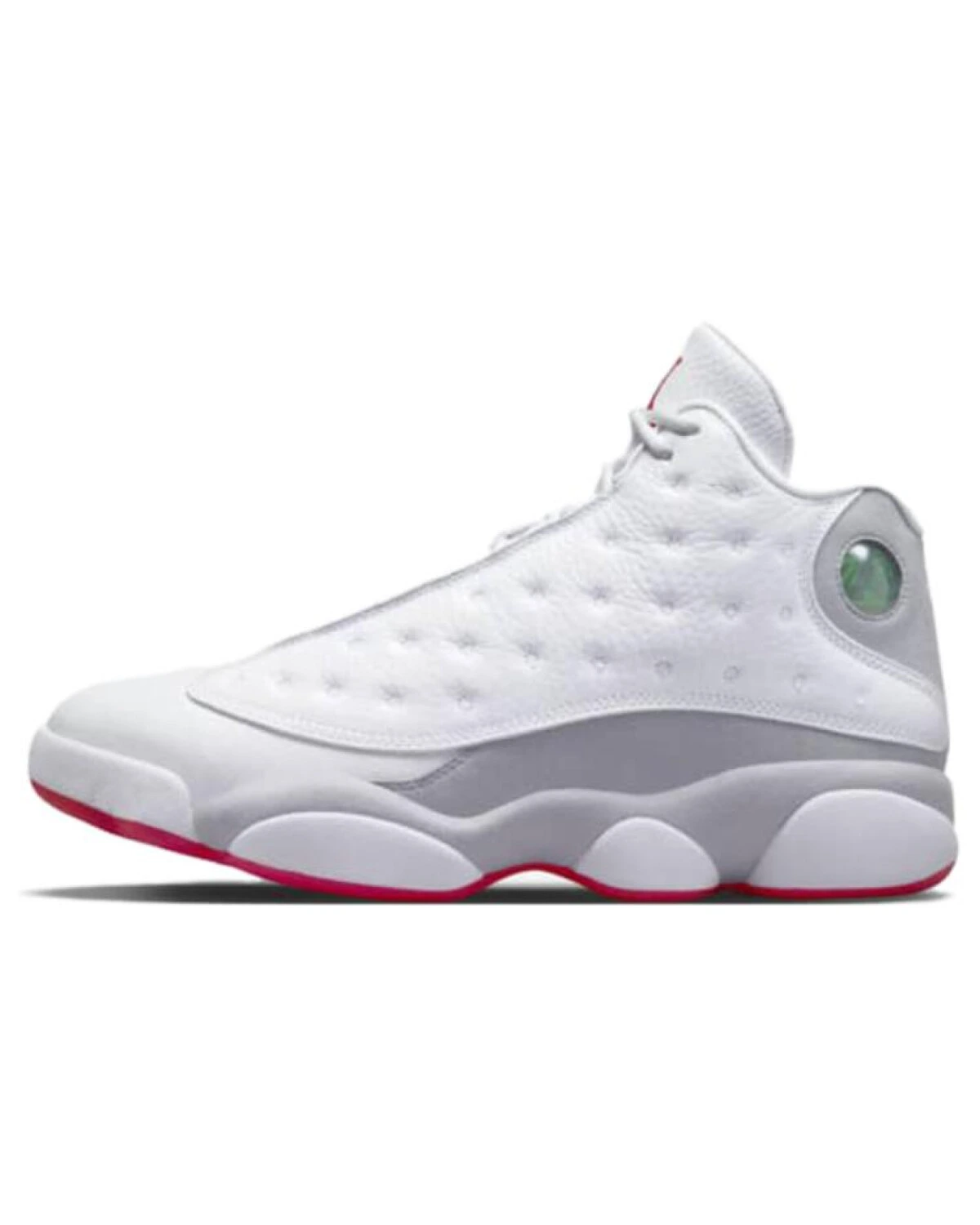 Jordan Air Jordan 13 унисекс кроссовки кожаные бело-серые картинка