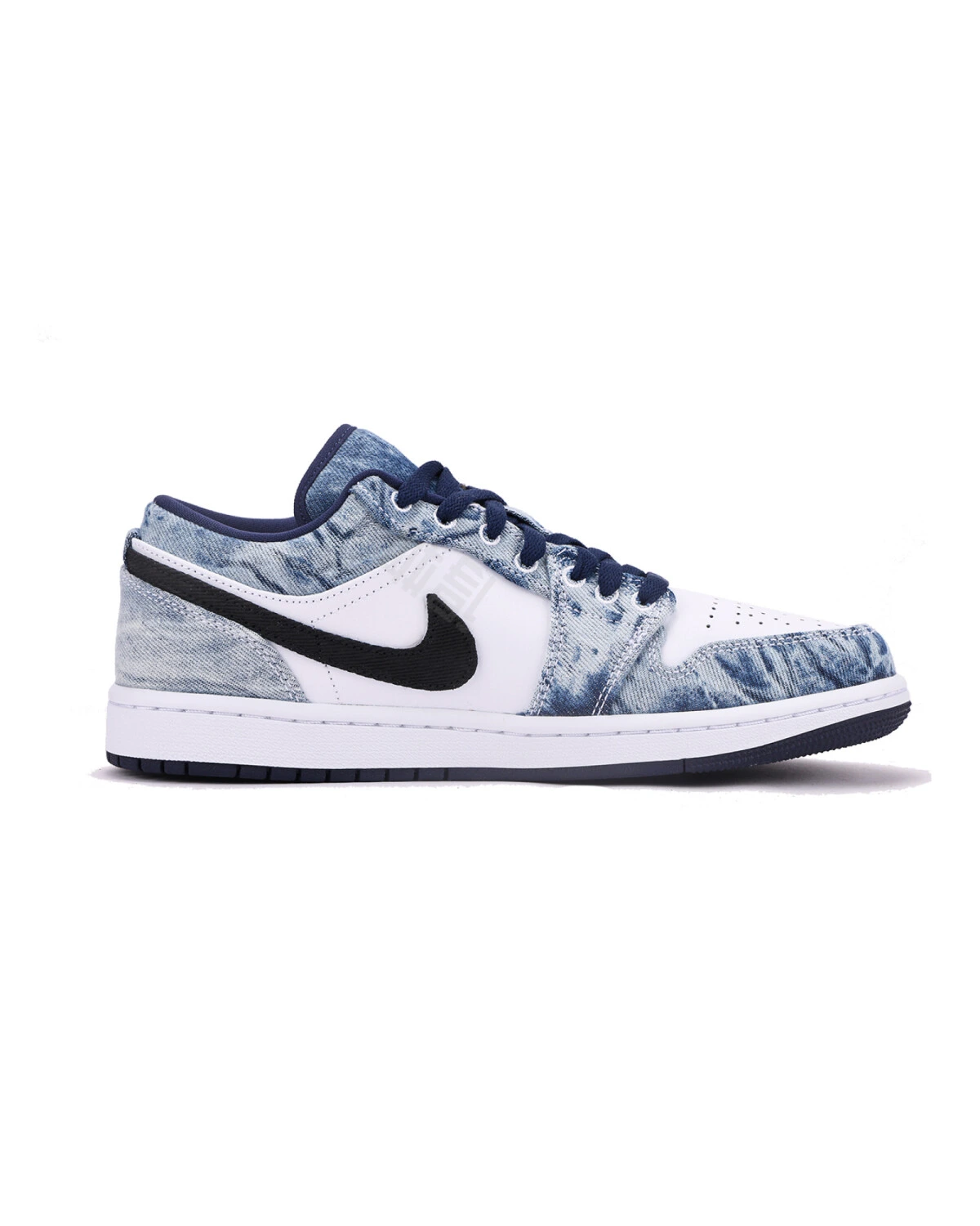 Jordan Air Jordan 1 мужские кроссовки бело-синие ретро с антискользящей подошвой картинка
