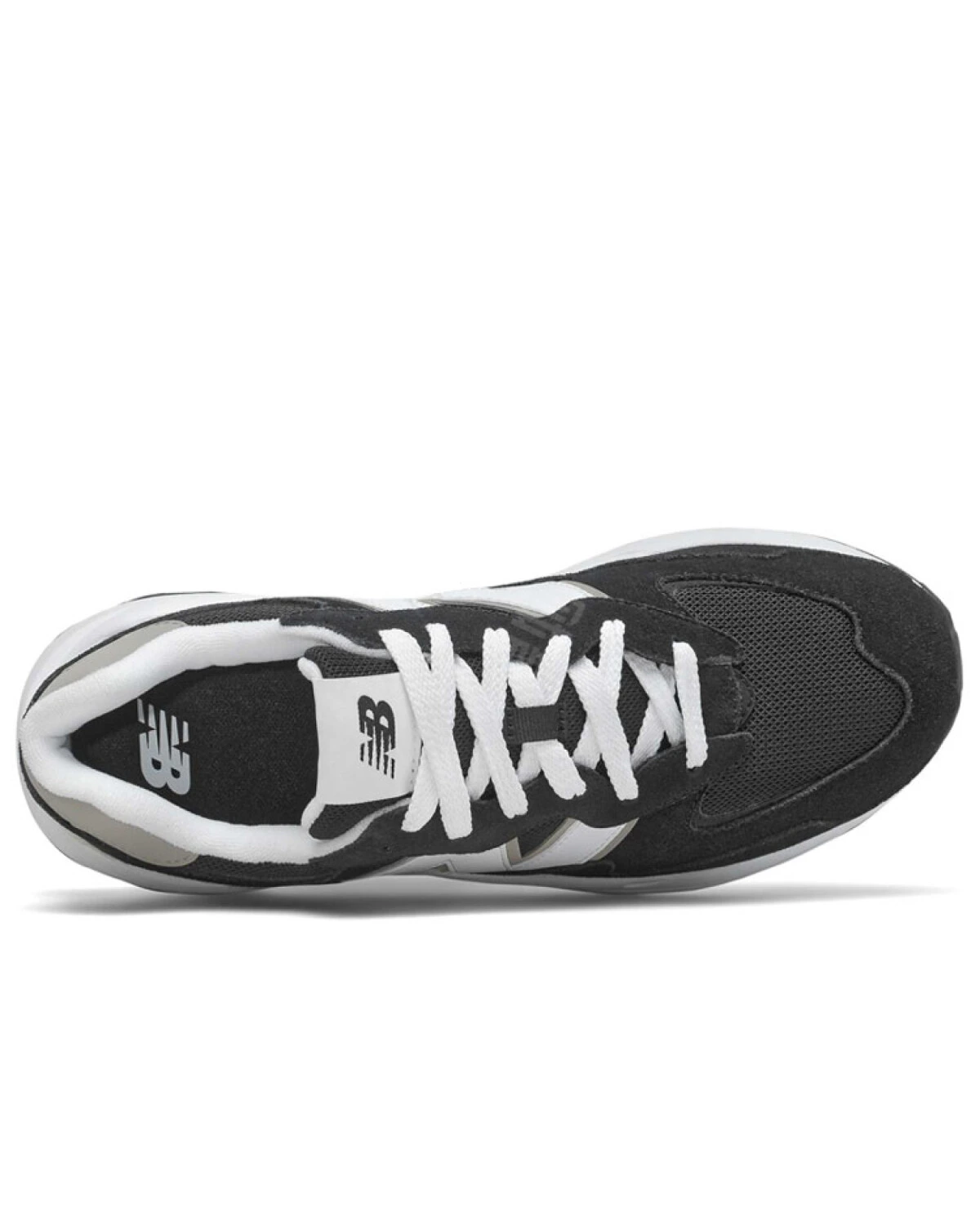 New Balance 5740 унисекс повседневные кроссовки кожаные черно-белые картинка
