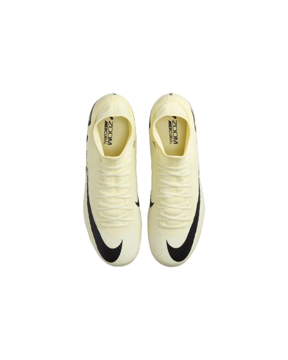 Nike Mercurial Superfly 9 унисекс футбольные бутсы жёлтые высокие картинка