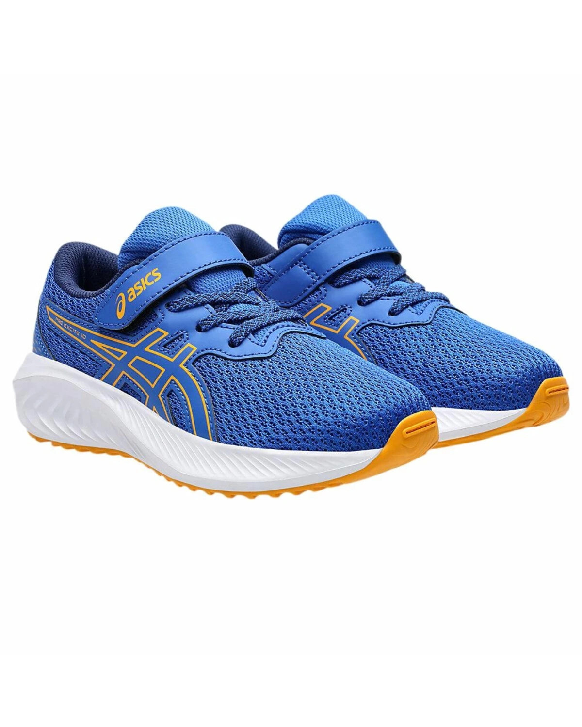 Asics Pre Excite 10 детские кроссовки с амортизацией голубые картинка