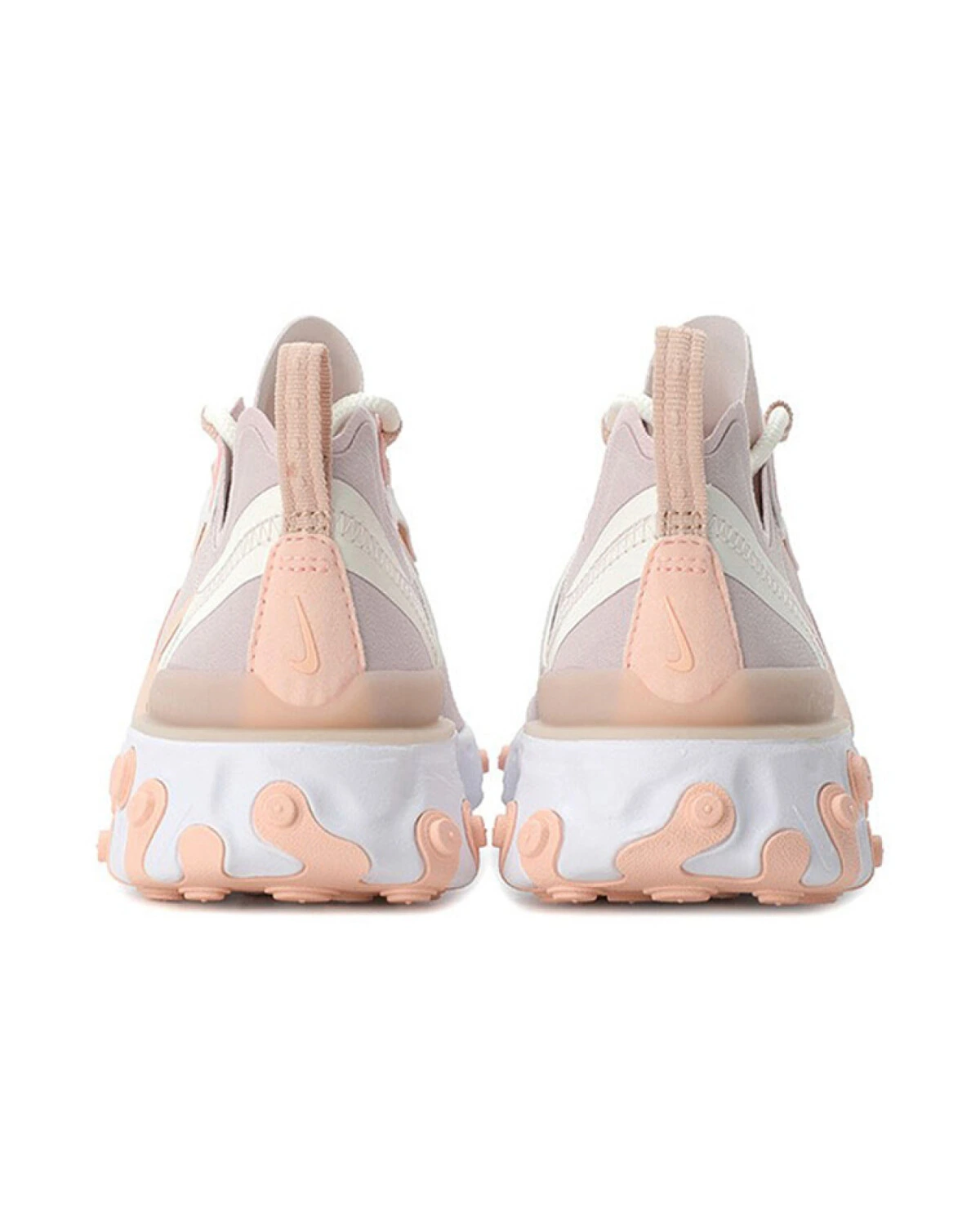 Nike React Element 55 женские спортивные кроссовки с амортизацией и воздухопроницаемостью фиолетовые картинка