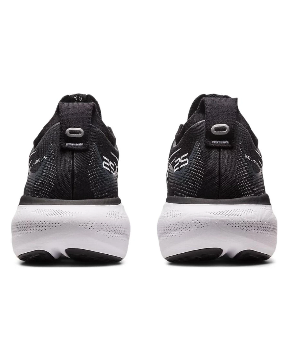Asics GEL-Nimbus 25 wide женские спортивные кроссовки черно-белые картинка