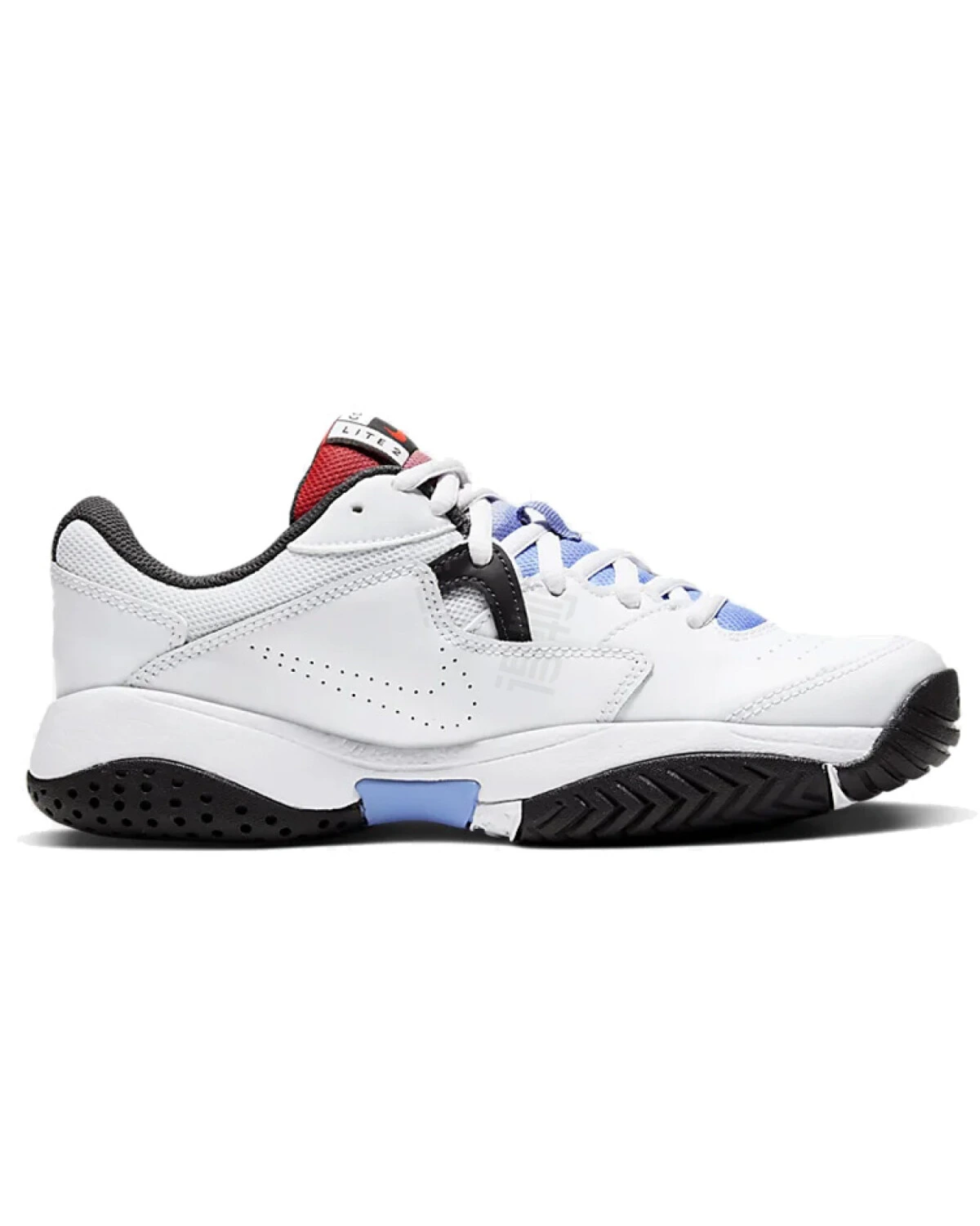 Nike Court Lite 2 женские кроссовки комфортные легкие бело-голубые картинка
