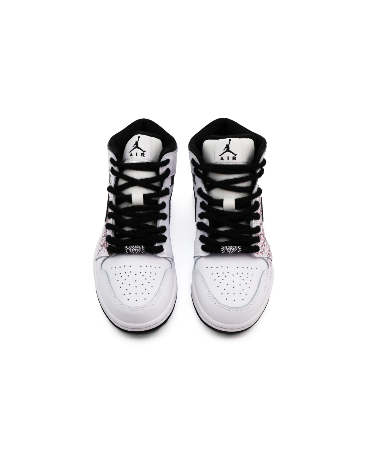 Jordan Air Jordan 1 мужские кроссовки высокие дышащие многоцветные картинка
