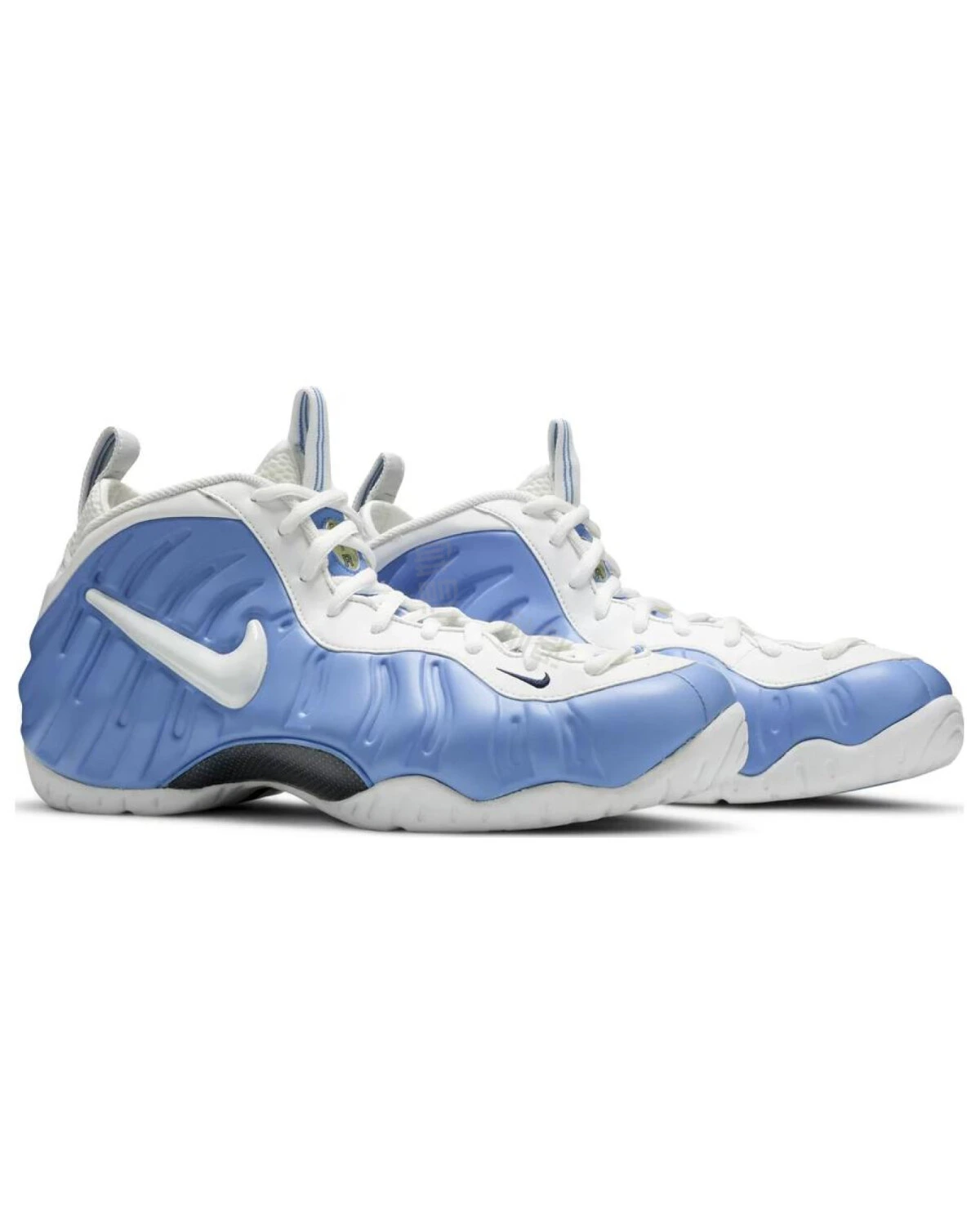 Nike Foamposite Pro University Blue мужские баскетбольные кроссовки кожаные синие картинка