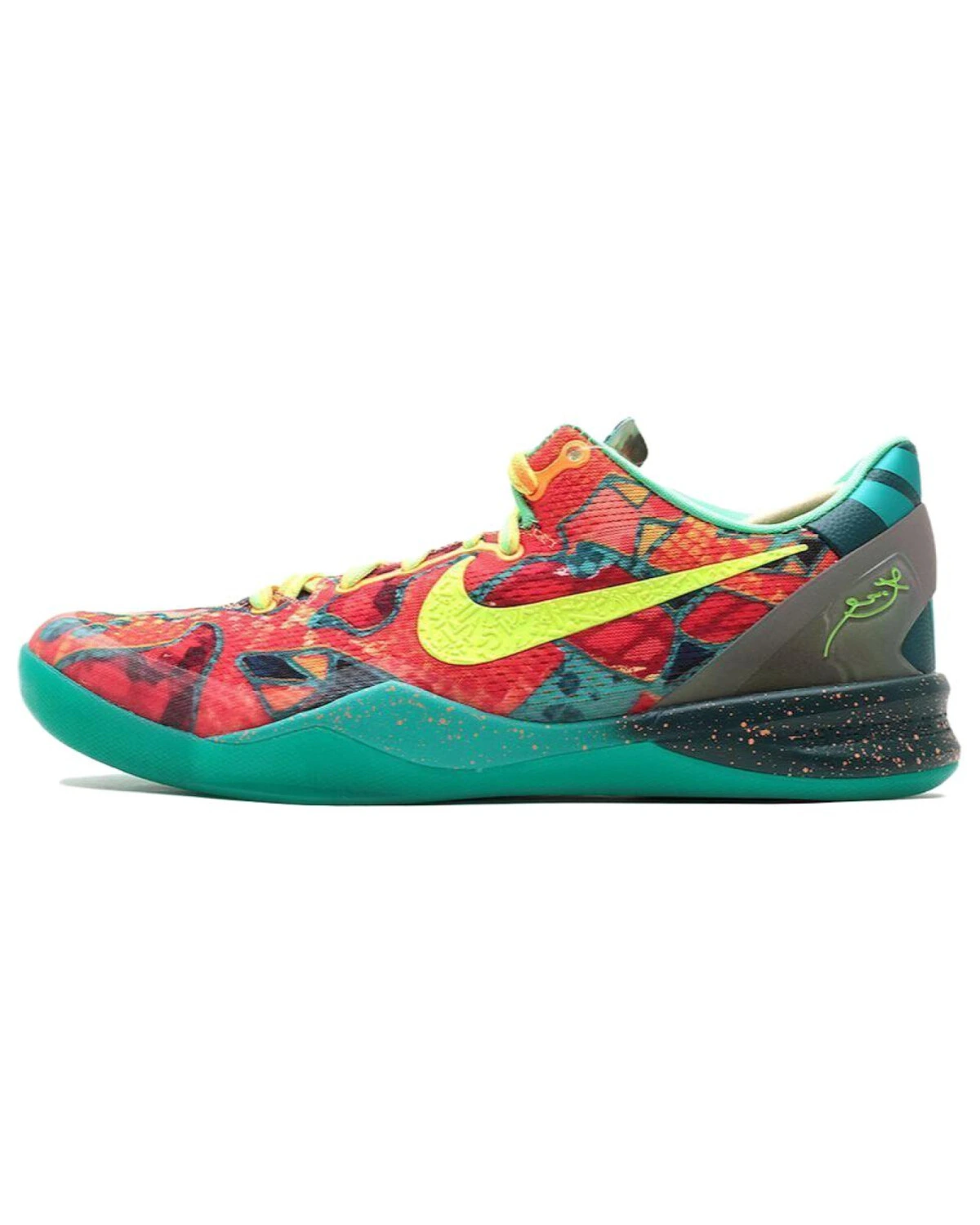 Nike Kobe 8 What The Kobe (WTK) мужские баскетбольные кроссовки оранжево-синие картинка