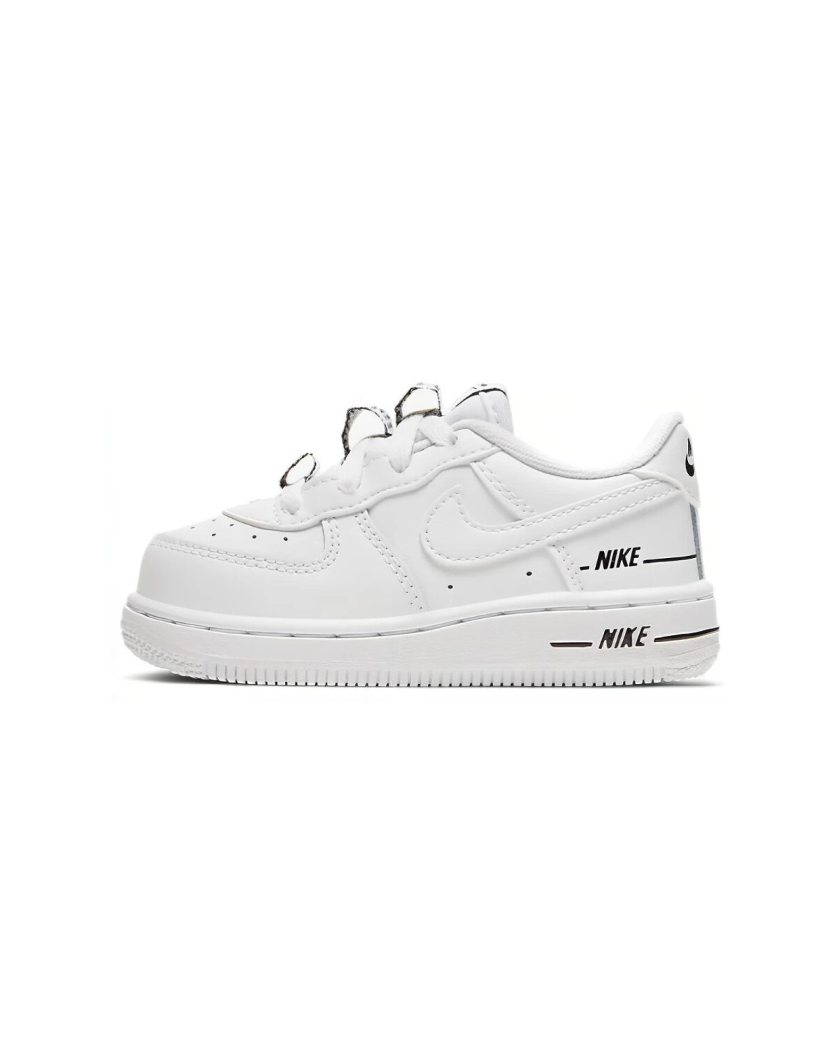 Nike Air Force 1 Double Air Детские кроссовки белые картинка