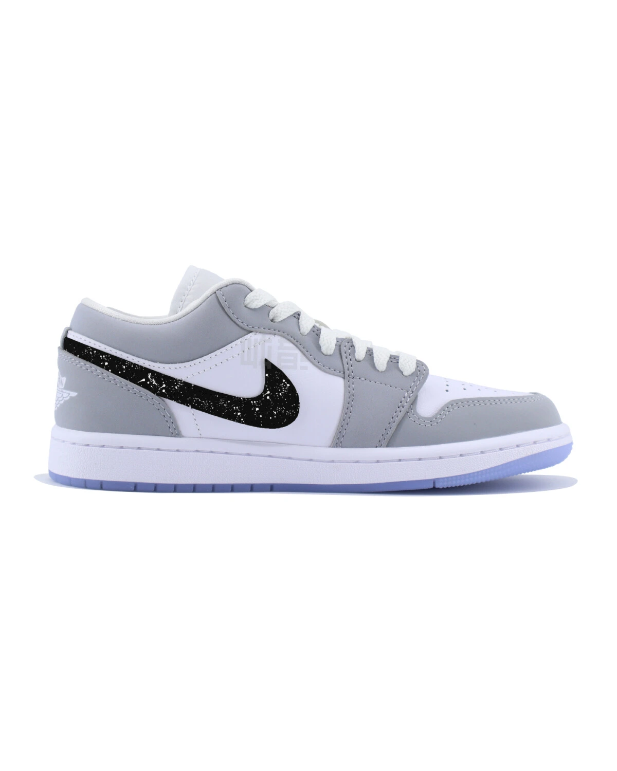 Jordan Air Jordan 1 женские кроссовки комфортные серо-голубые картинка