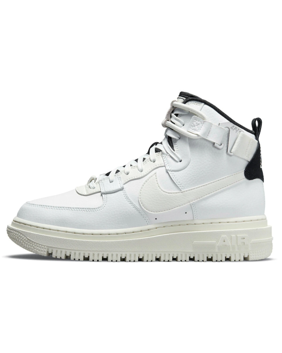 Nike Air Force 1 Utility 2.0 женские кроссовки высокие бело-черные картинка